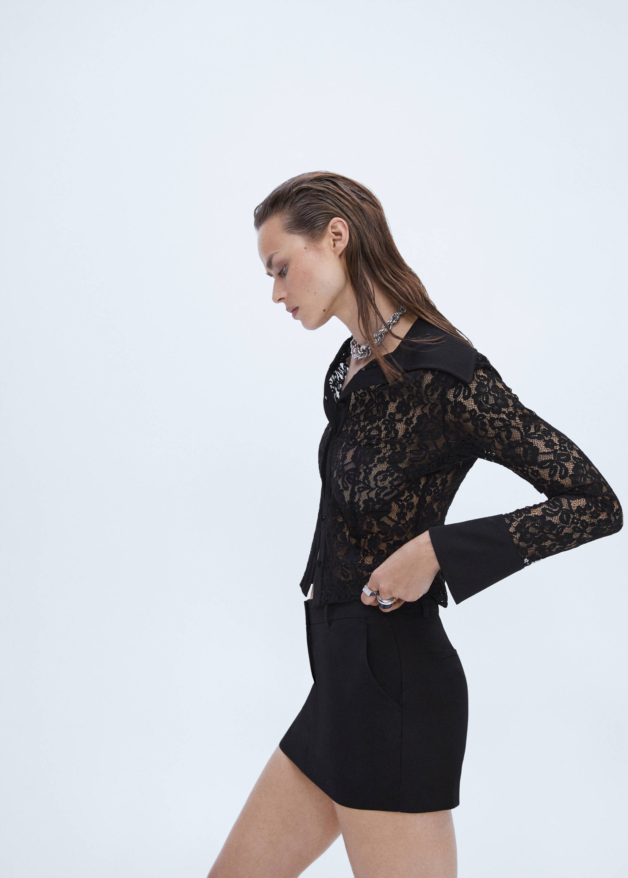 Minijupe droite laine - Détail de l'article 2