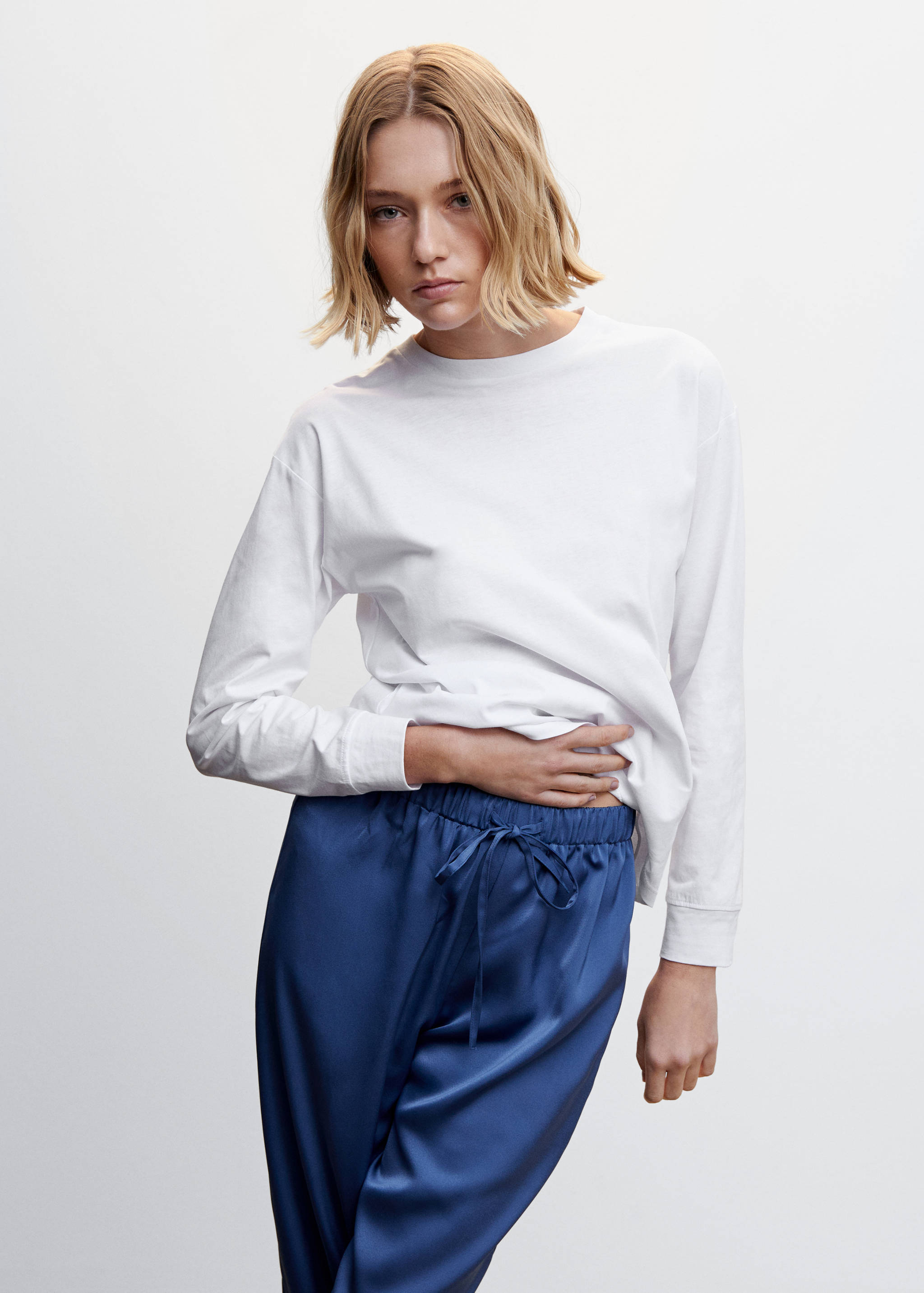 Pack de 2 t-shirts de algodão - Plano médio