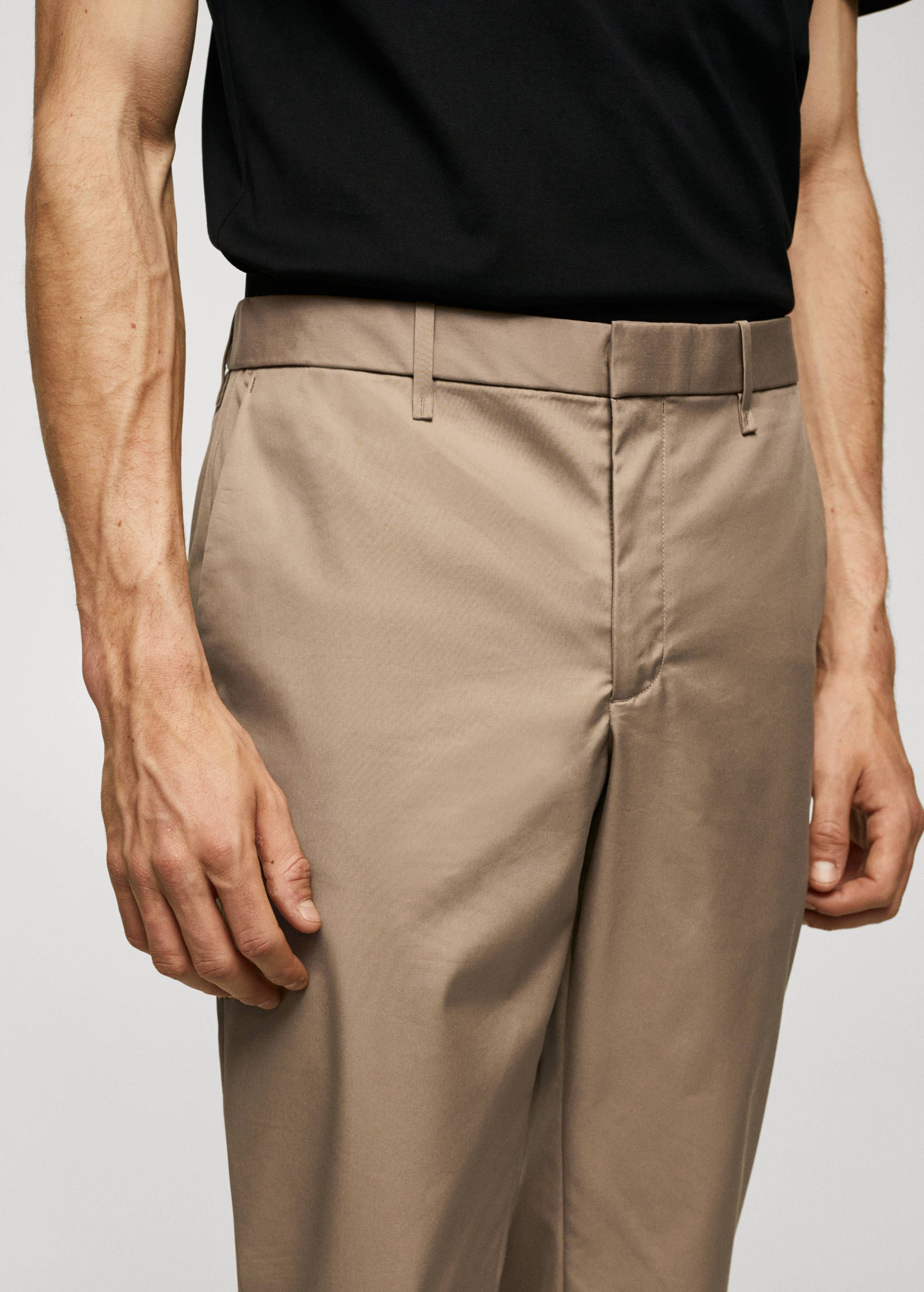 Slim Fit-Baumwollhose - Detail des Artikels 1