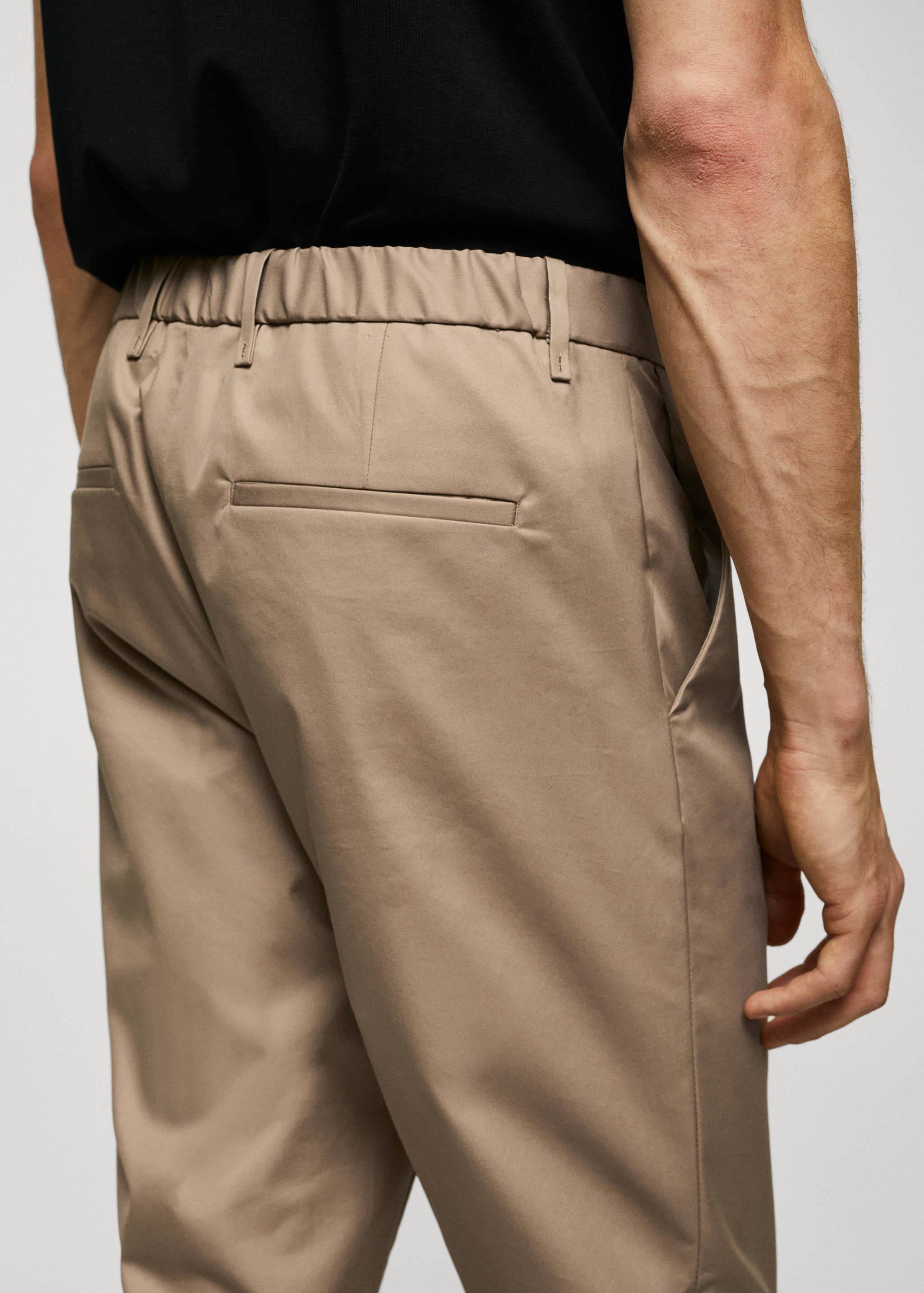 Slim Fit-Baumwollhose - Detail des Artikels 2
