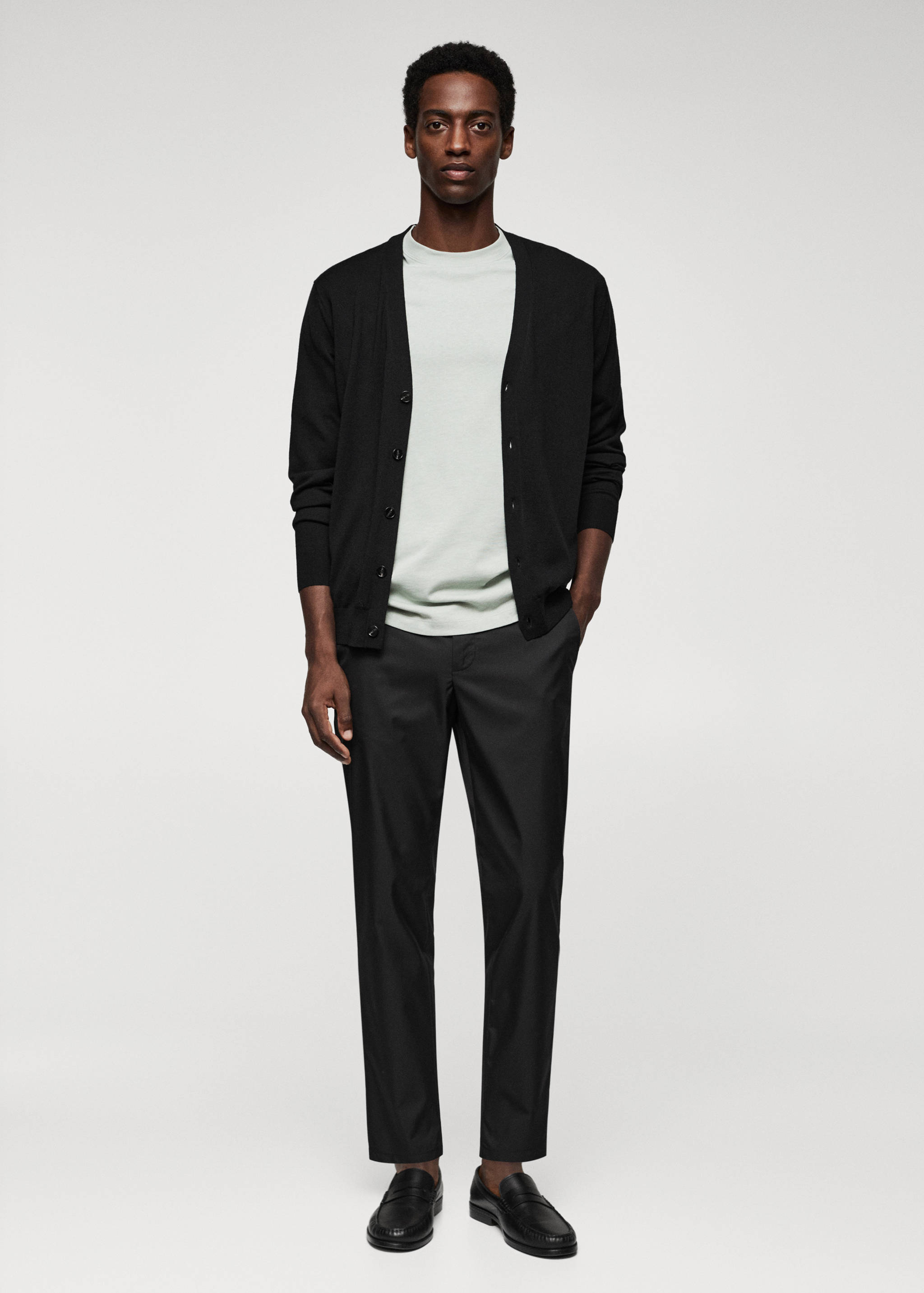 Slim Fit-Baumwollhose - Allgemeine Ansicht