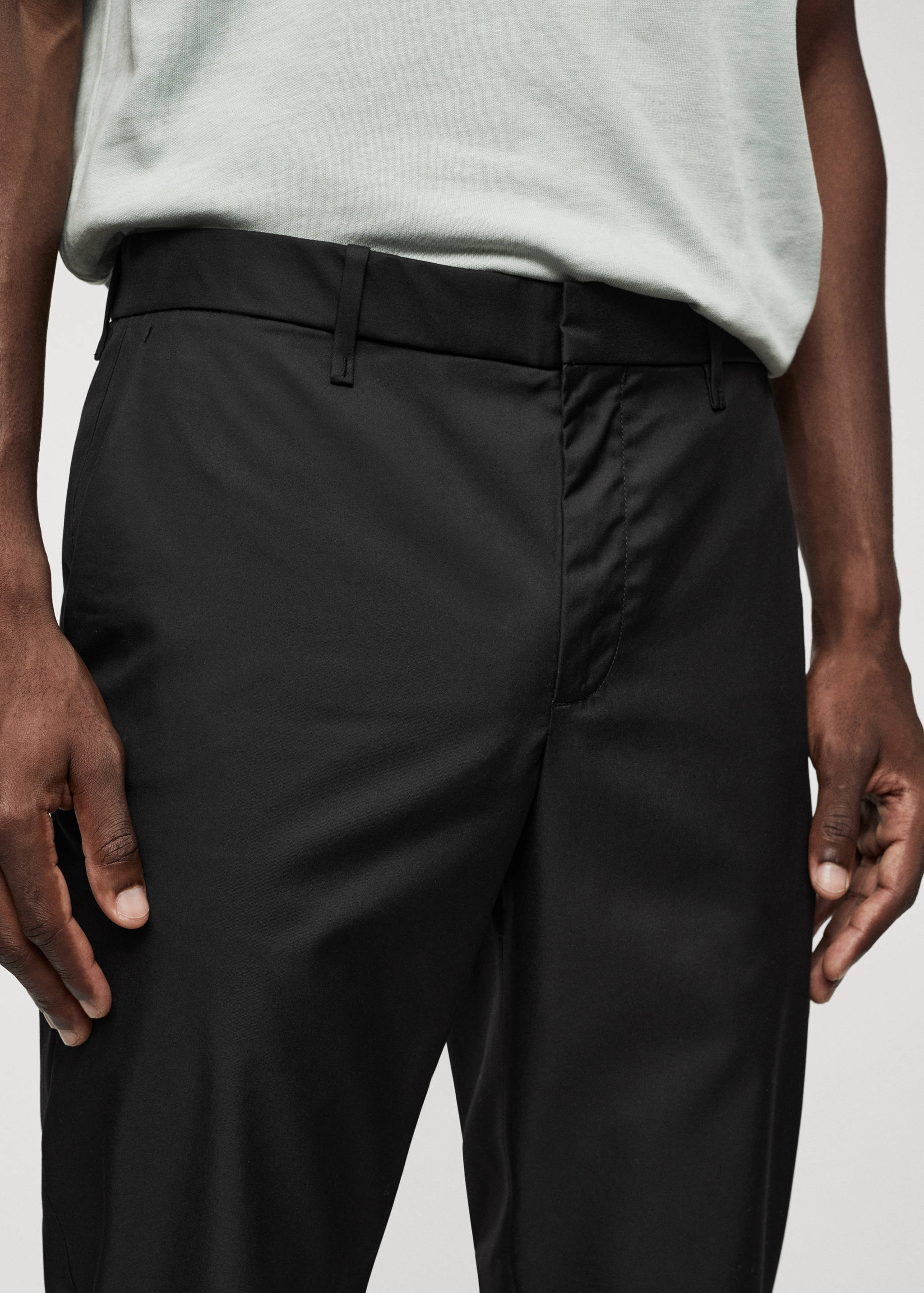 Slim Fit-Baumwollhose - Detail des Artikels 1