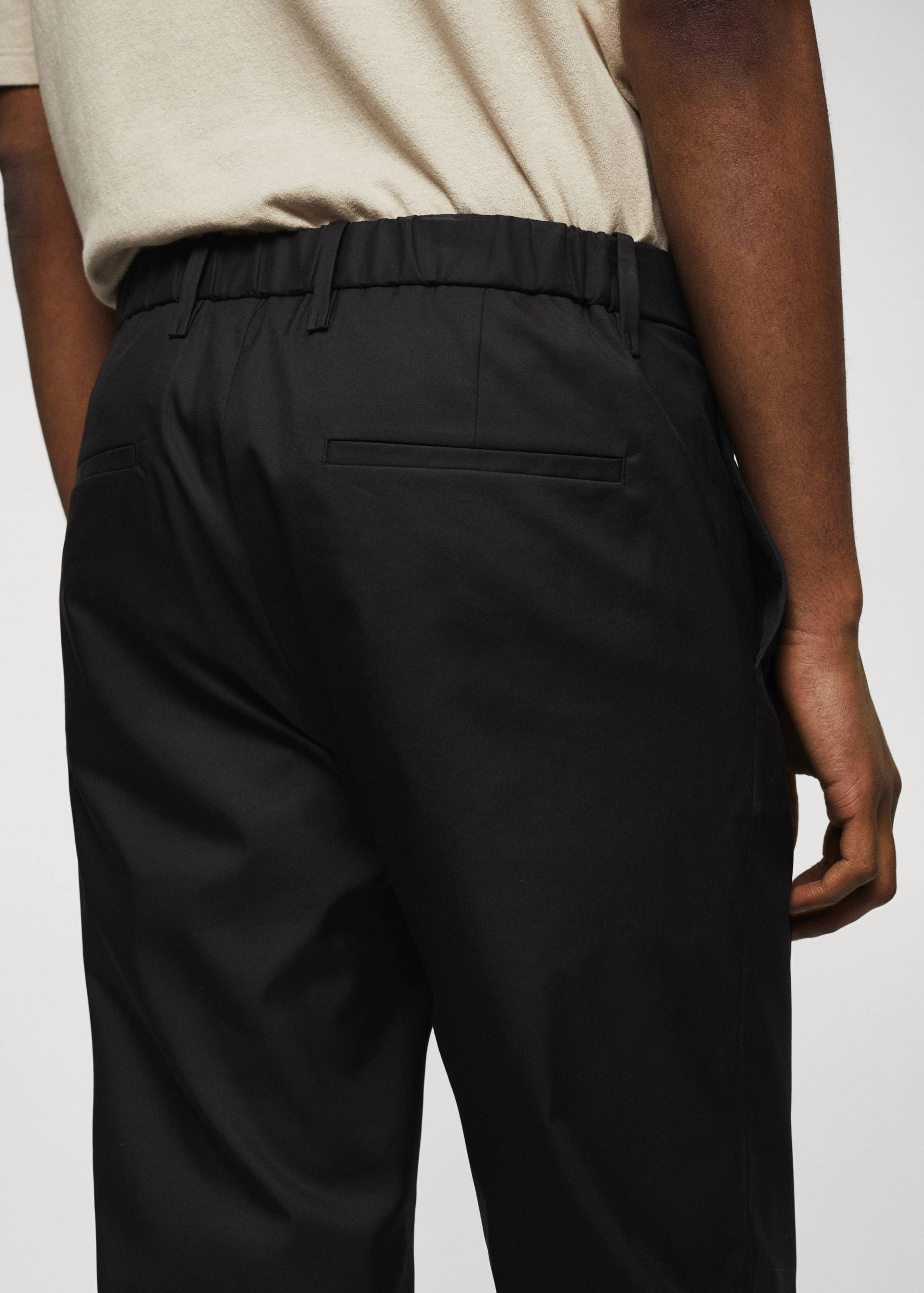 Slim Fit-Baumwollhose - Detail des Artikels 2