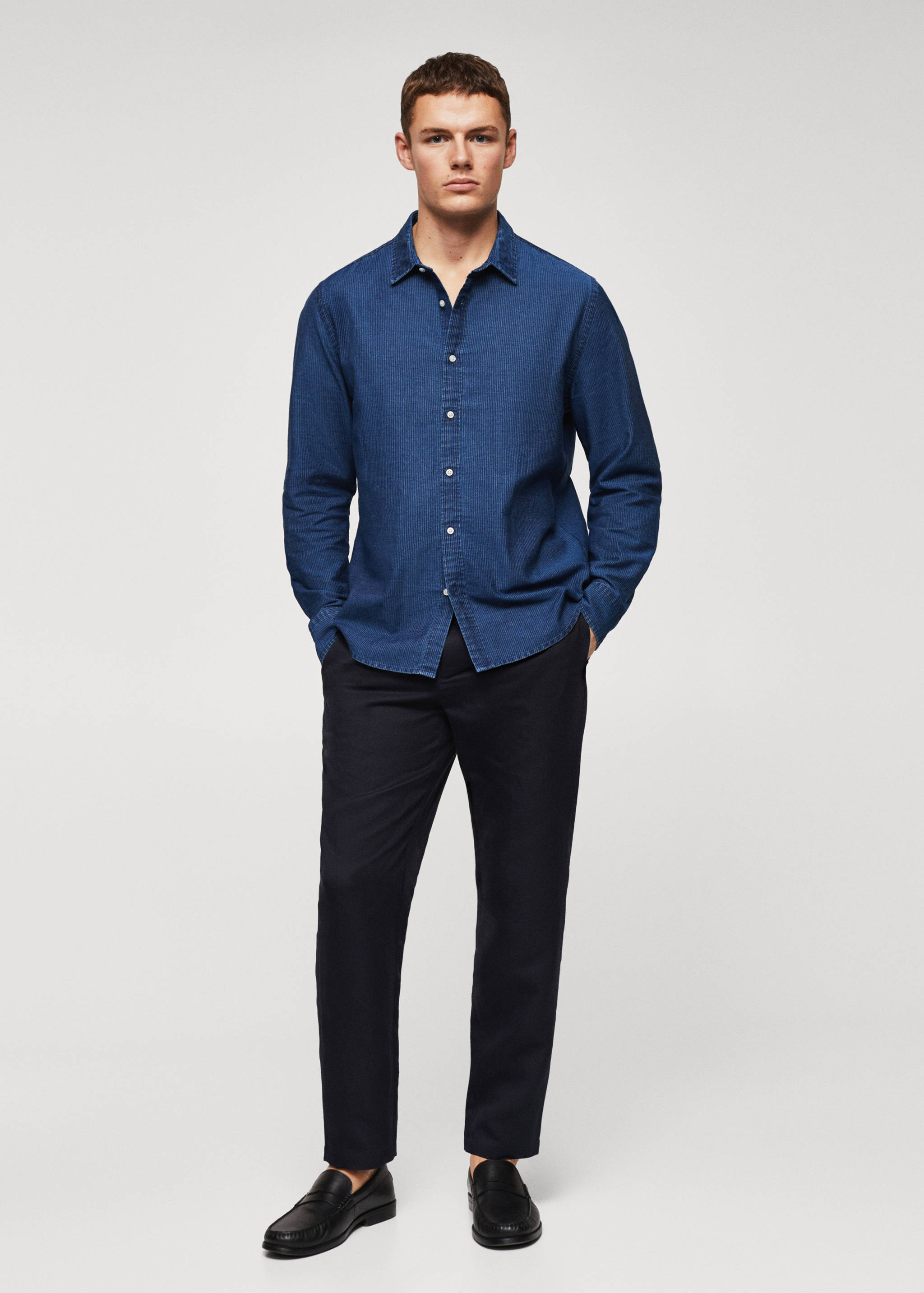 Camisa texana ratlles - Pla general