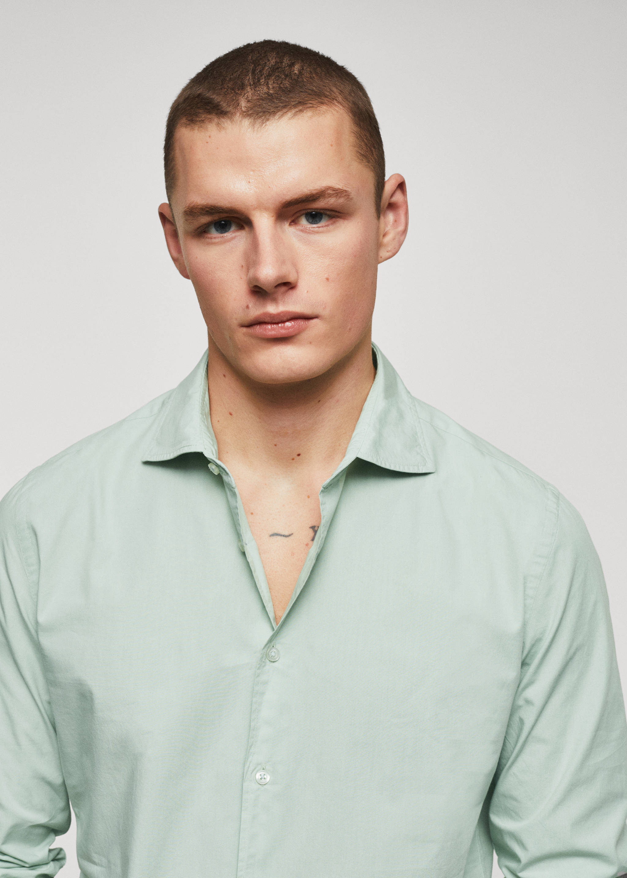 100% cotton shirt - Details of the article 1