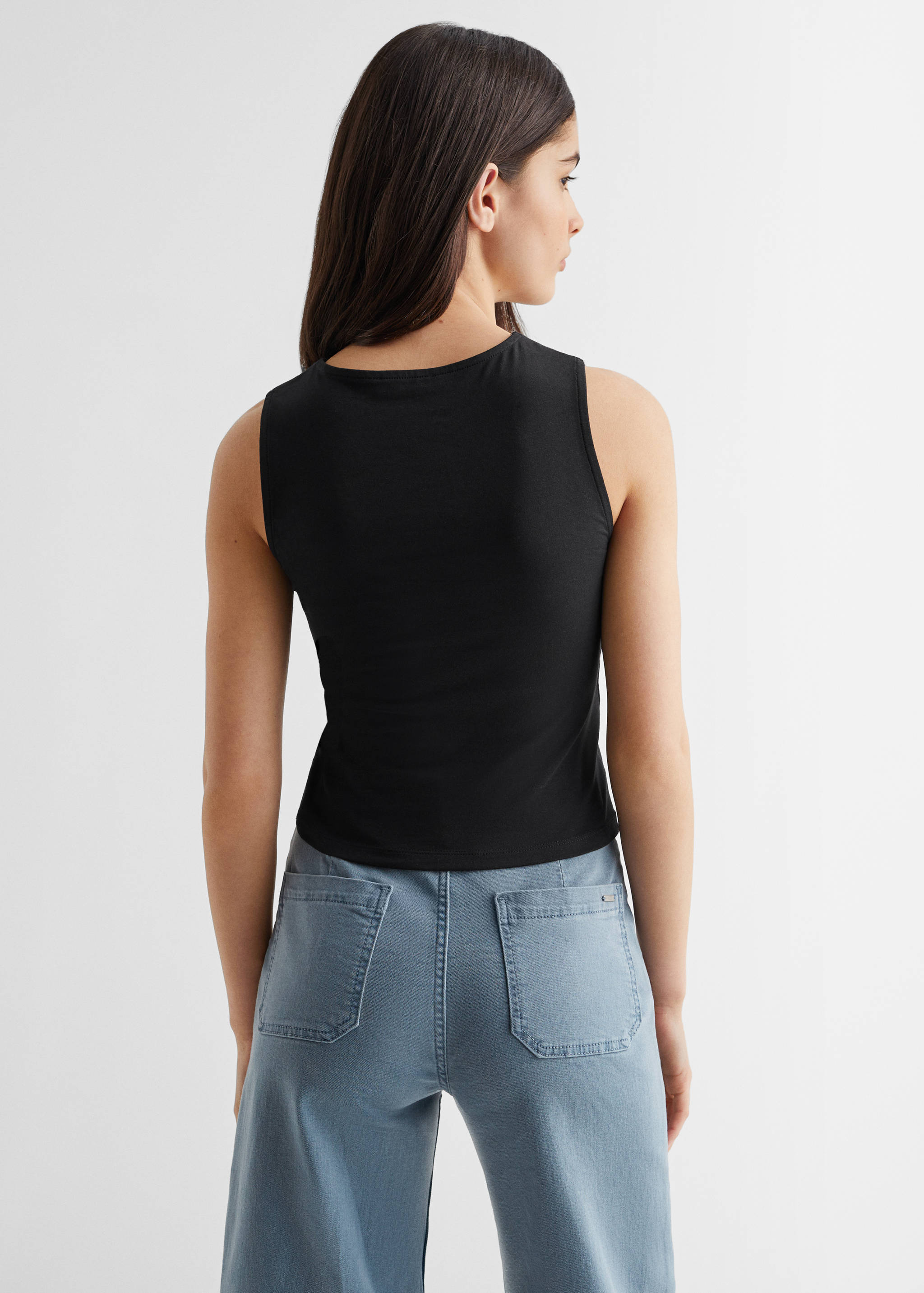 T-shirt bretelles larges - Verso de l’article