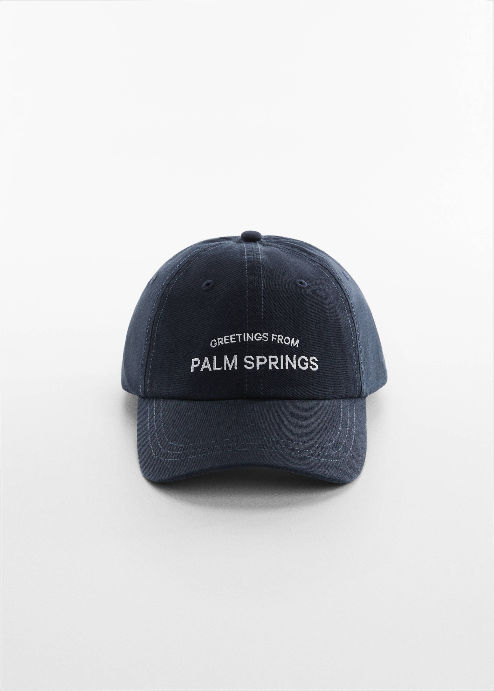Embroidered message cap - Medium plane