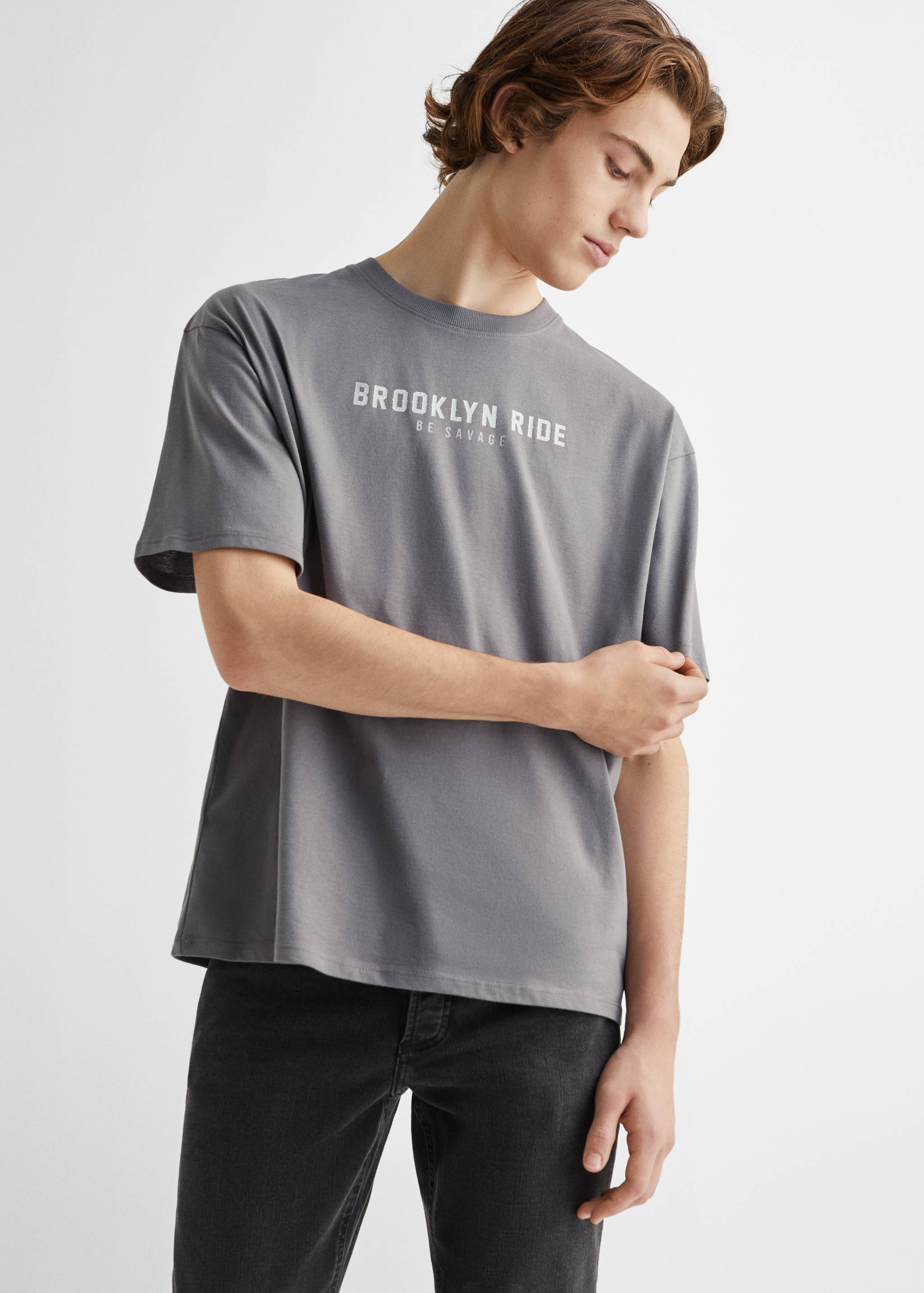 Samarreta estampada Brooklyn - Pla mig