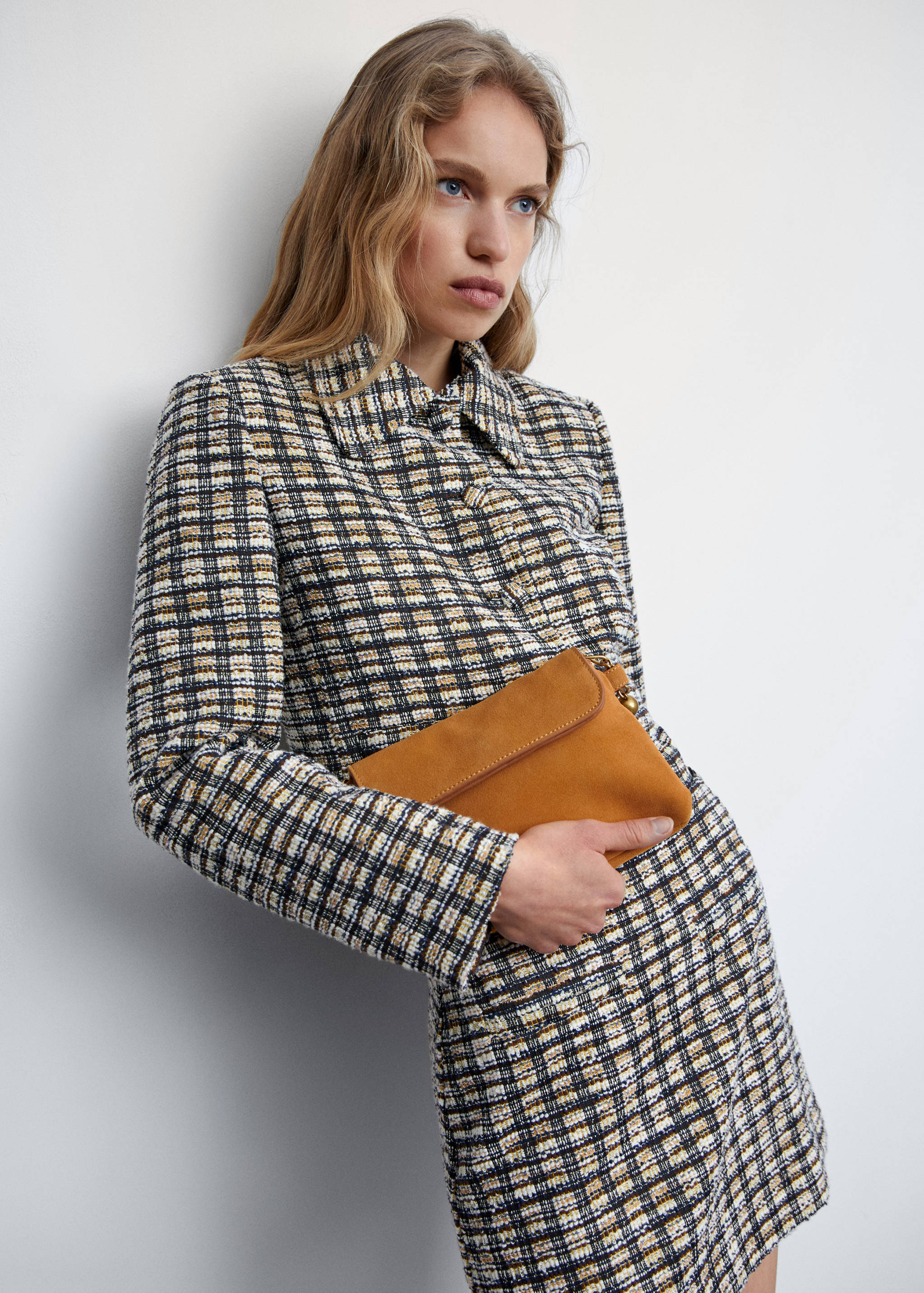 Chain suede bag - General plane