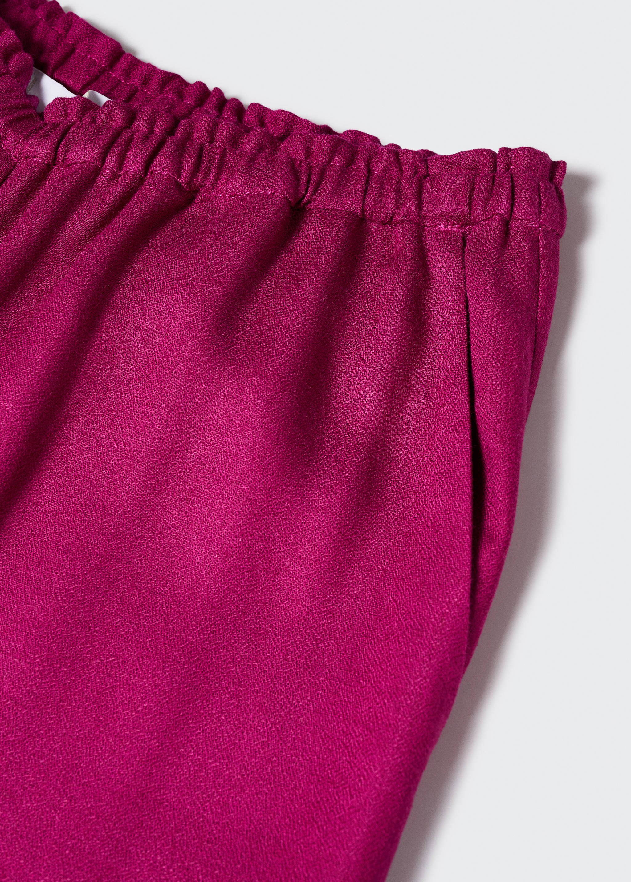 Pantalon satiné taille élastique - Détail de l'article 8