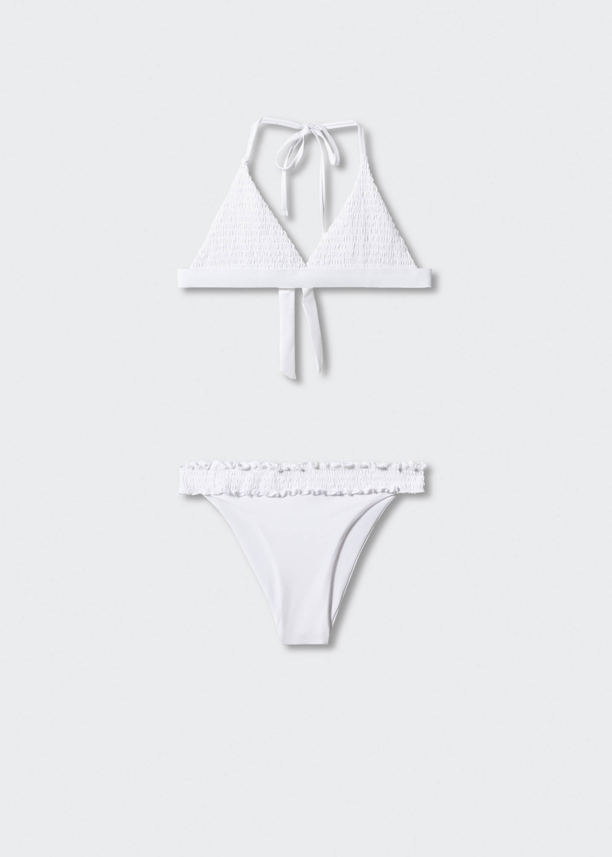 Ruched-texture bikini - Article without model