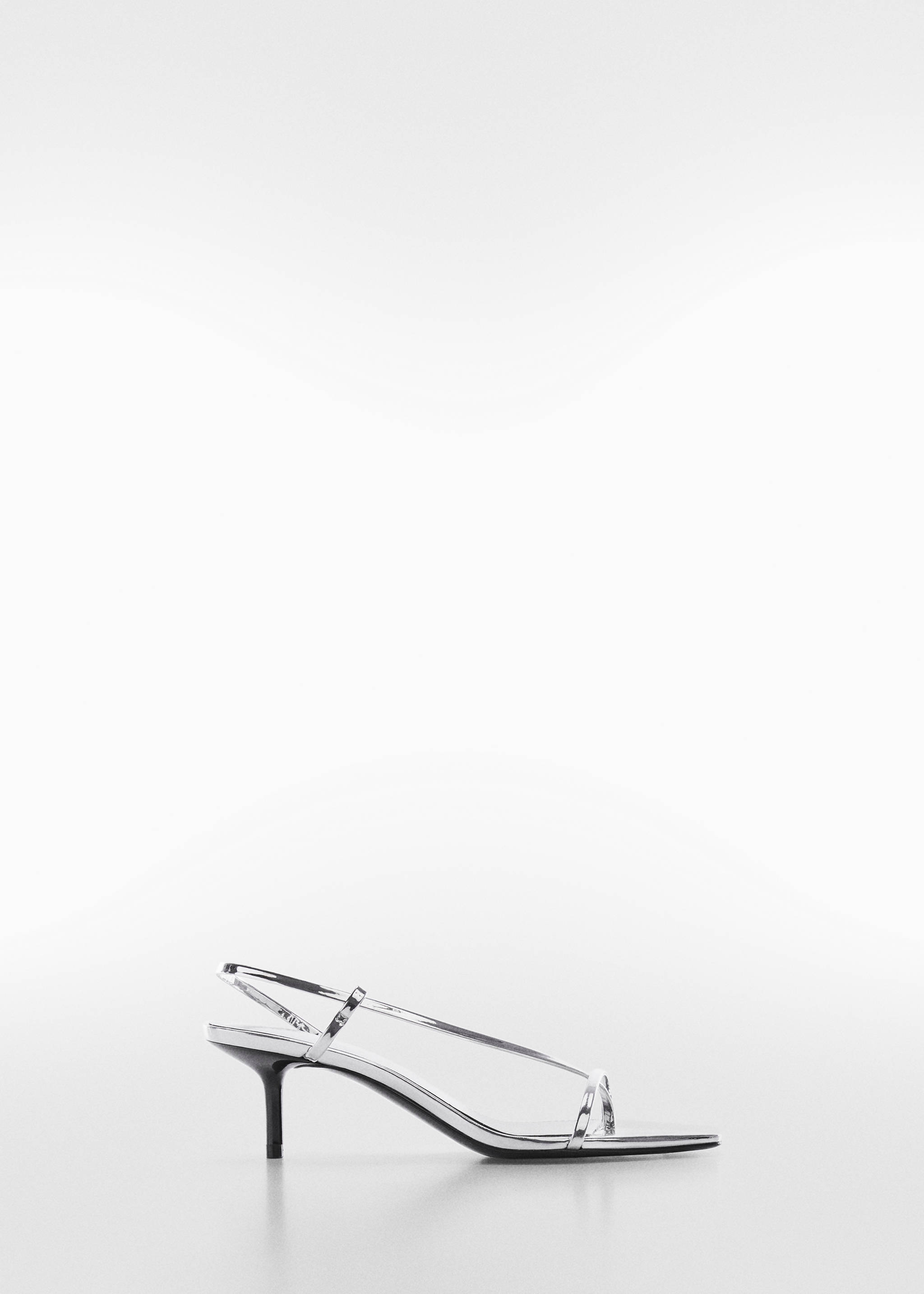 Sandália tiras metalizada - Artigo sem modelo