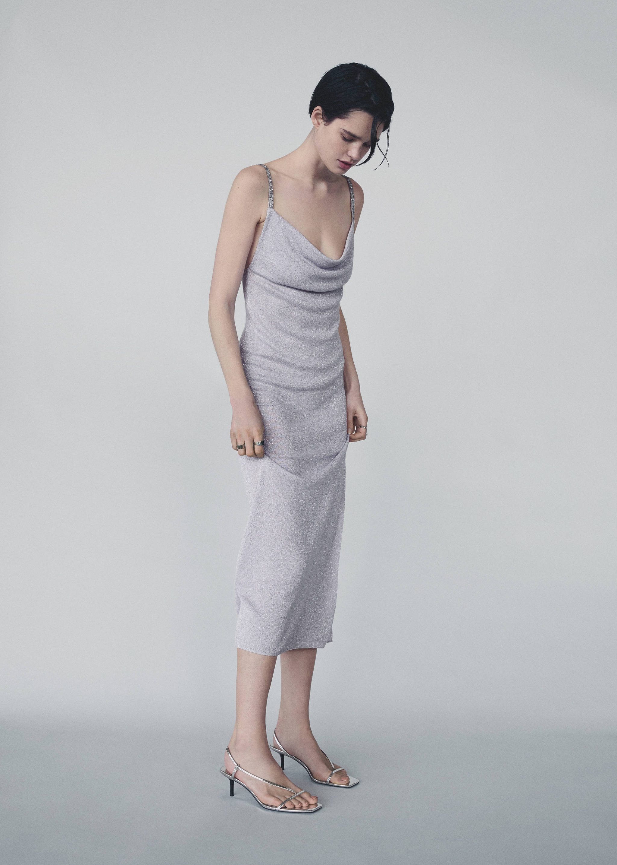 Sandália tiras metalizada - Pormenor do artigo 9