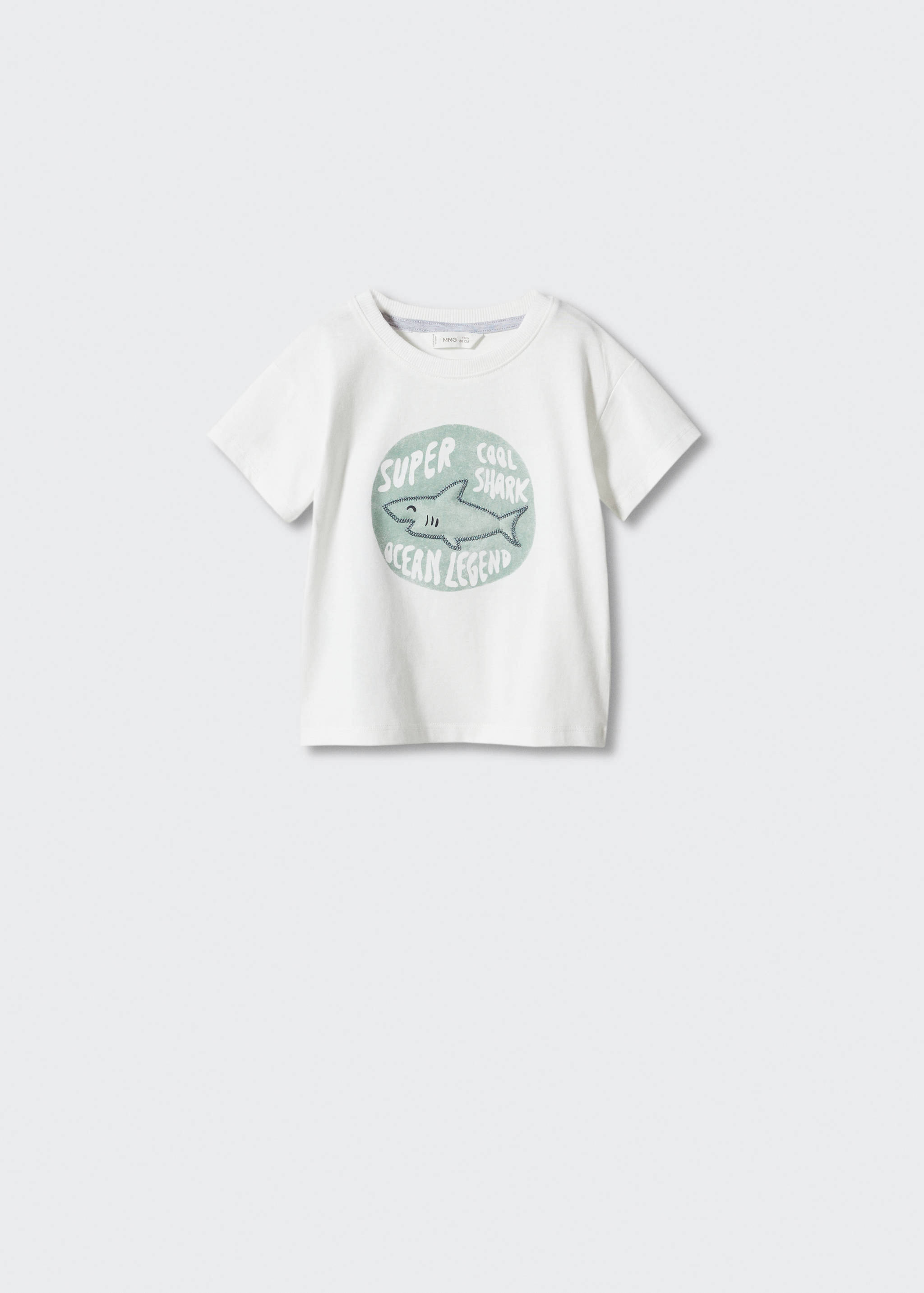 Printed cotton-blend T-shirt - Article without model