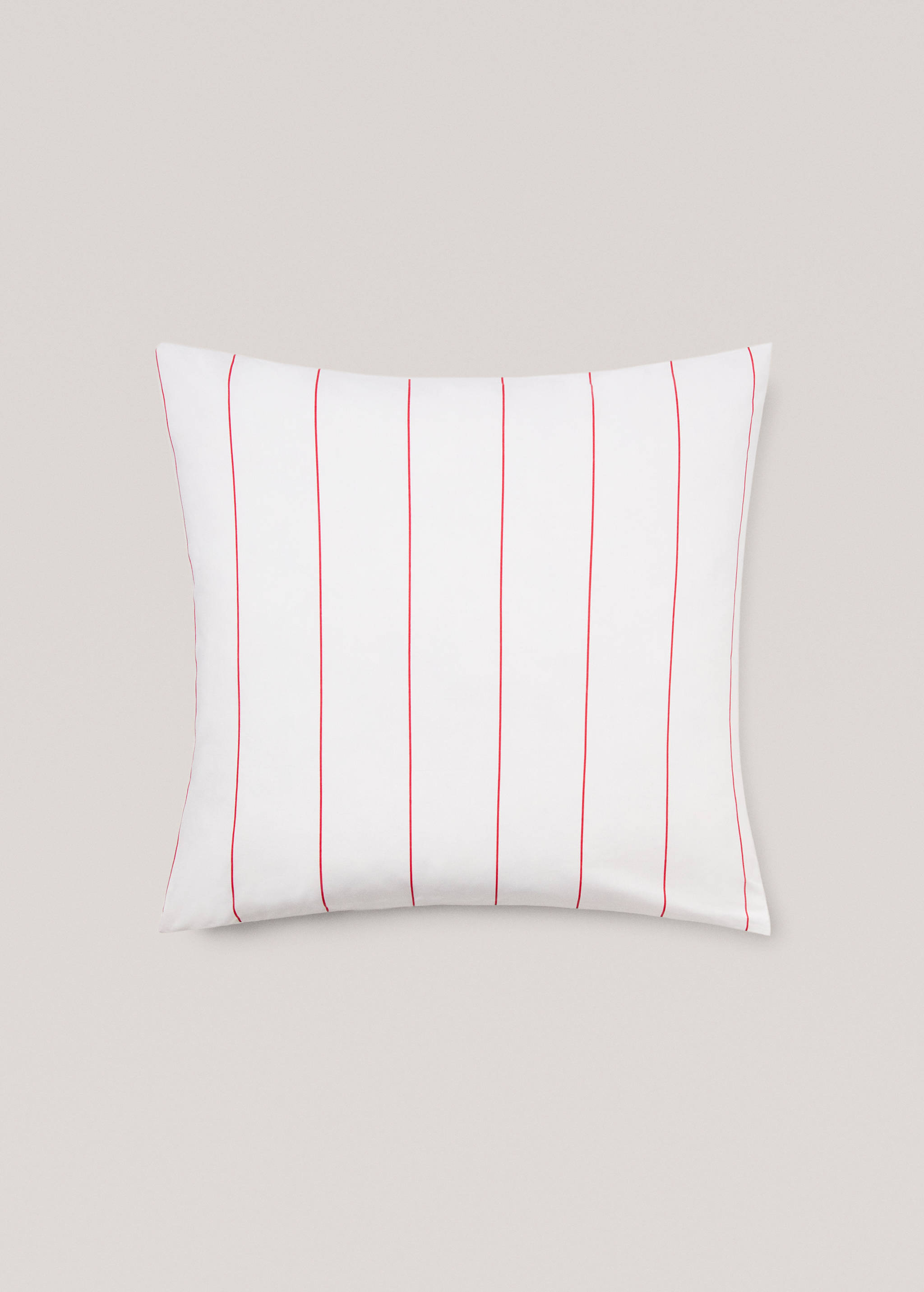 Housse de 2 housses de coussin coton rayures 60x60 cm - Article sans modèle