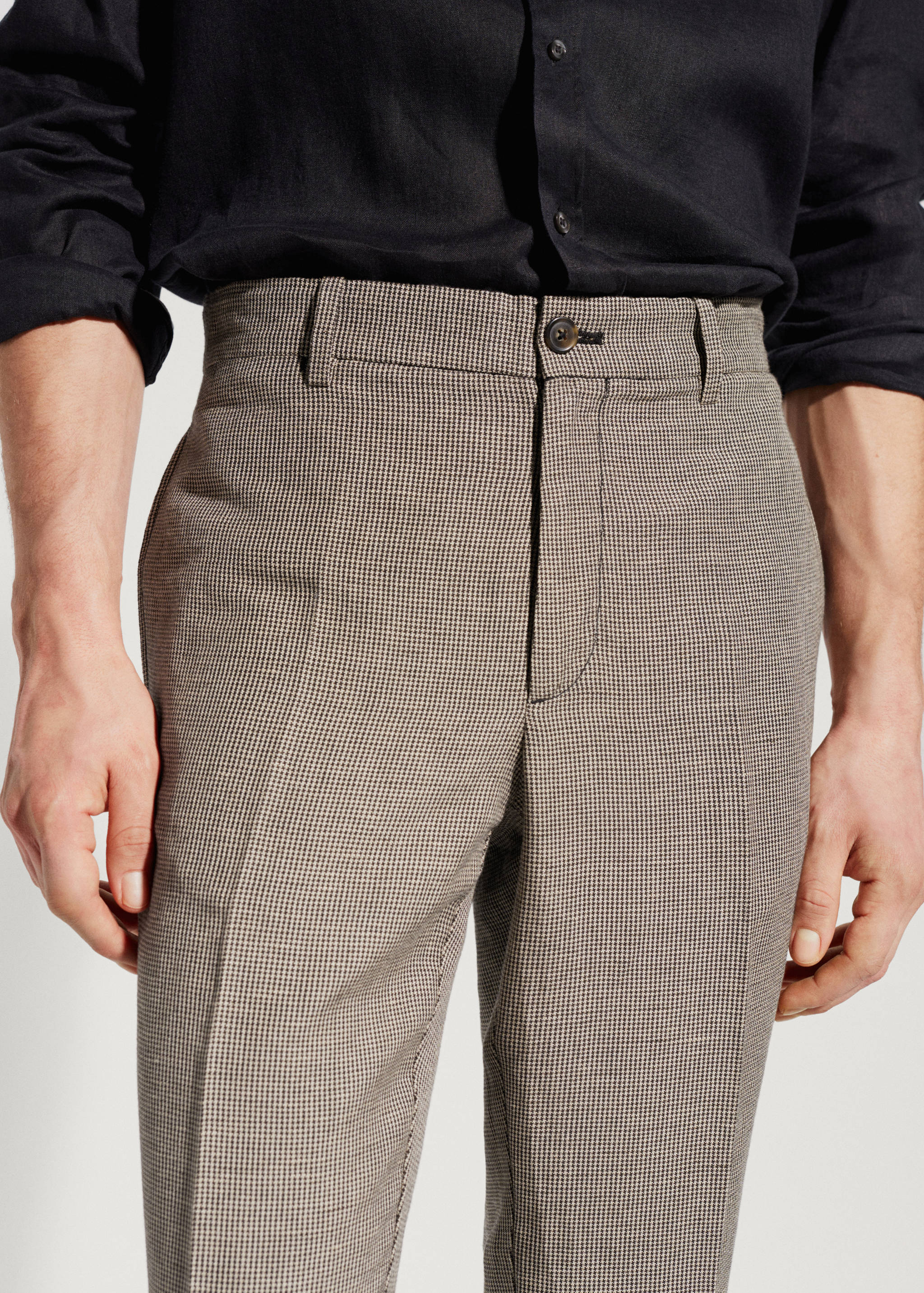 Slim Fit-Leinenhose - Detail des Artikels 1