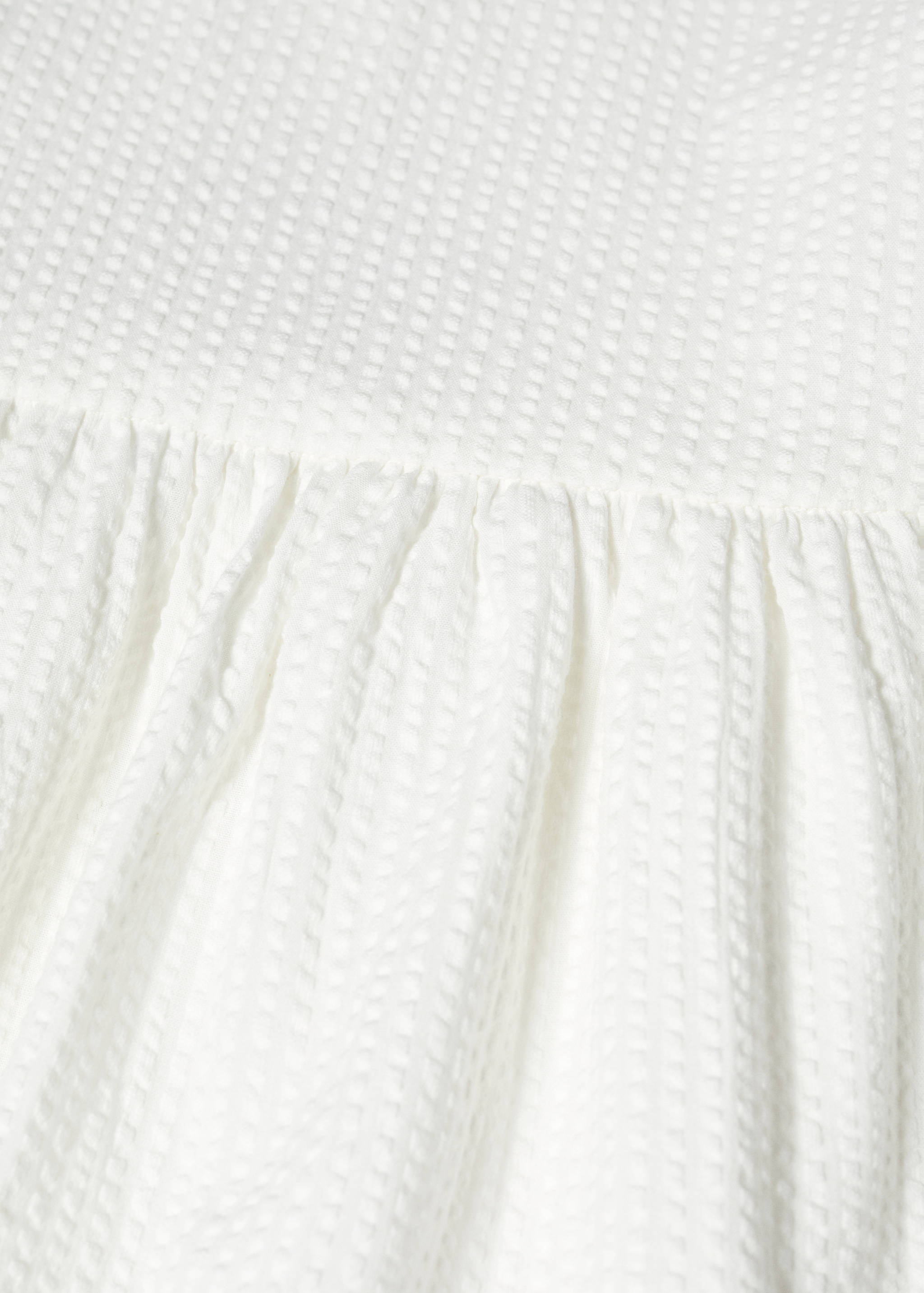 Frill cotton dress - Details of the article 8
