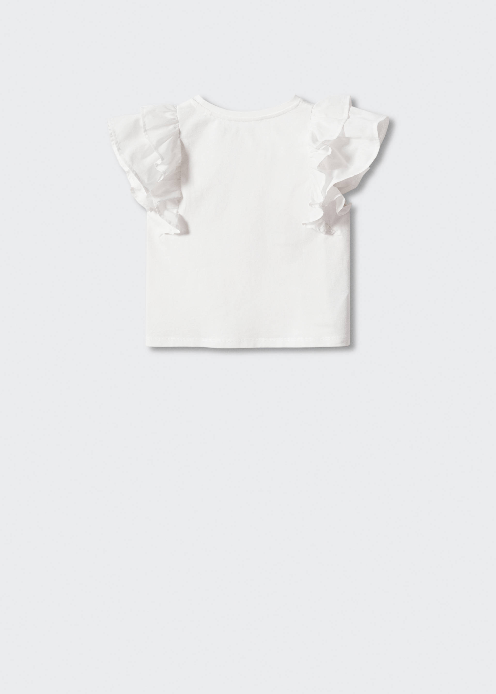 Ruffle T-shirt - Reverse of the article