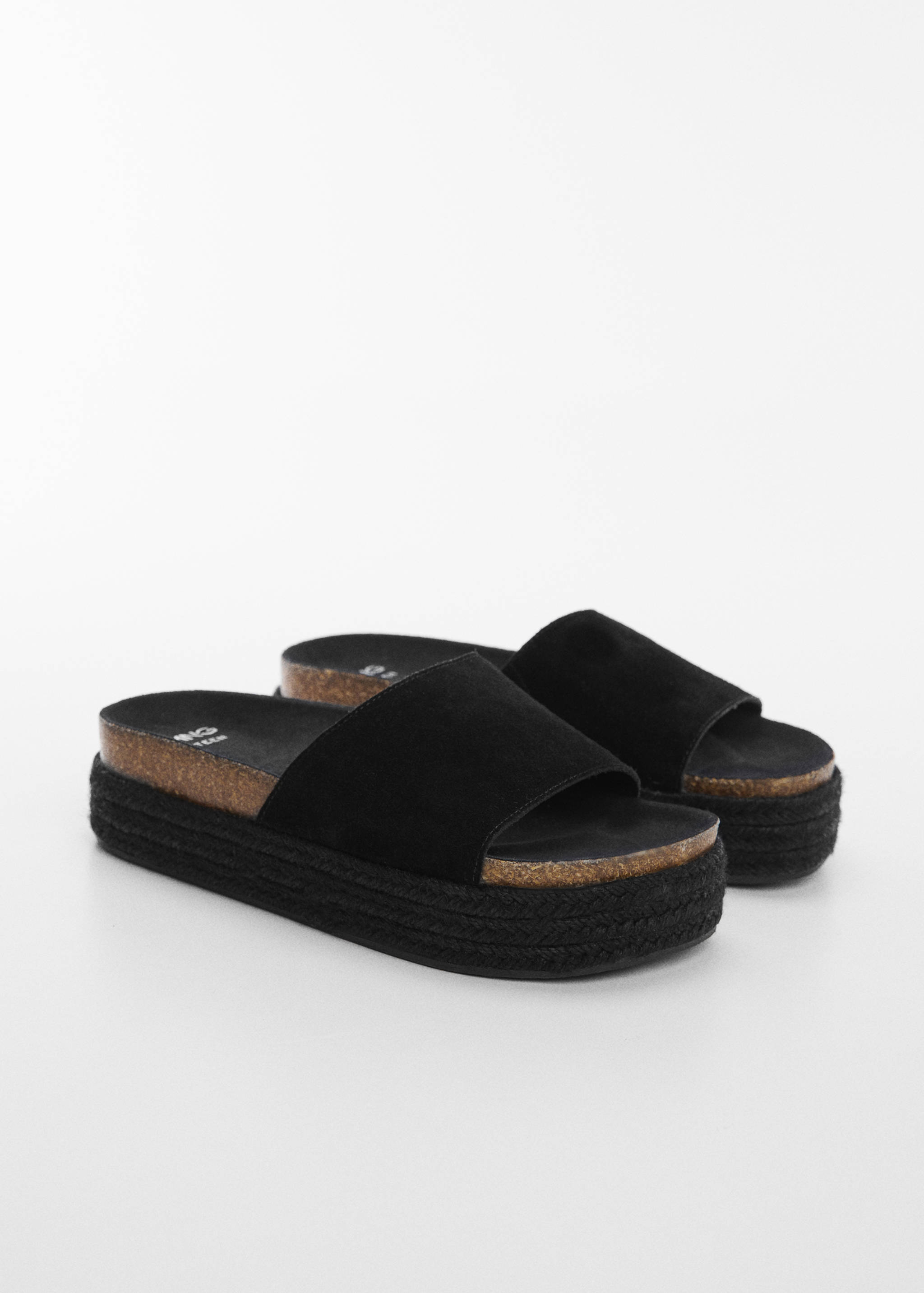 Esparto platform sandals - Medium plane