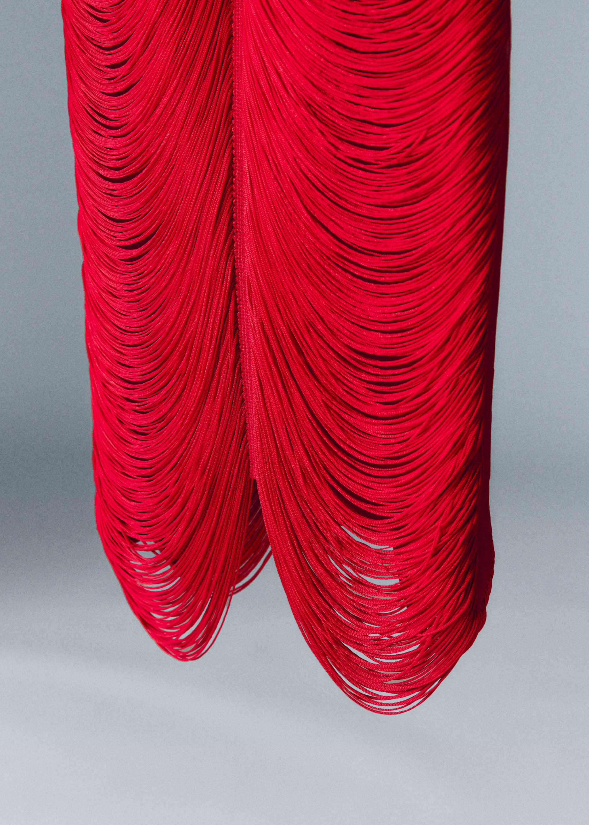 Vestido midi diseño flecos - Detalle del artículo 8