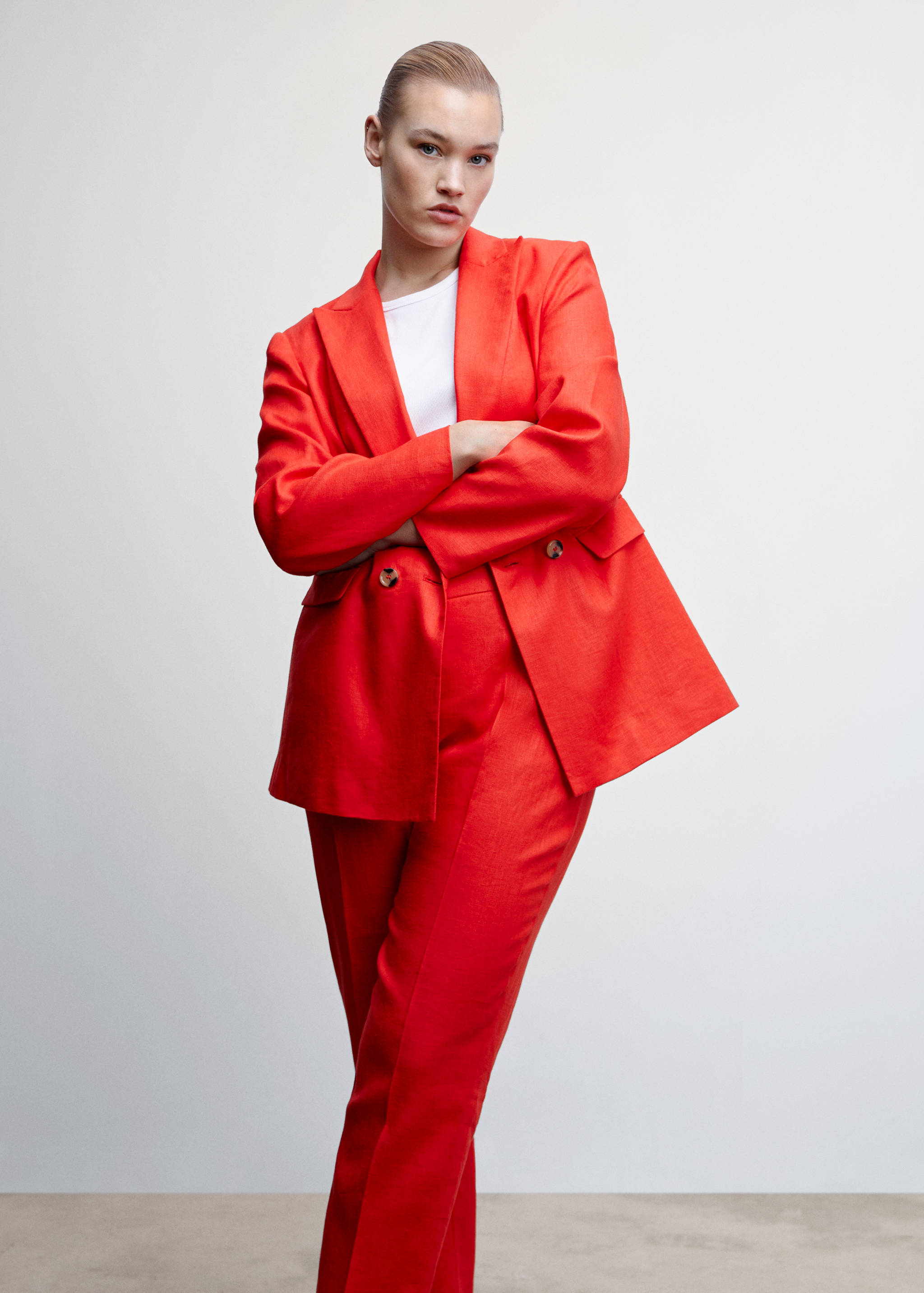 100% linen trousers - Details of the article 5