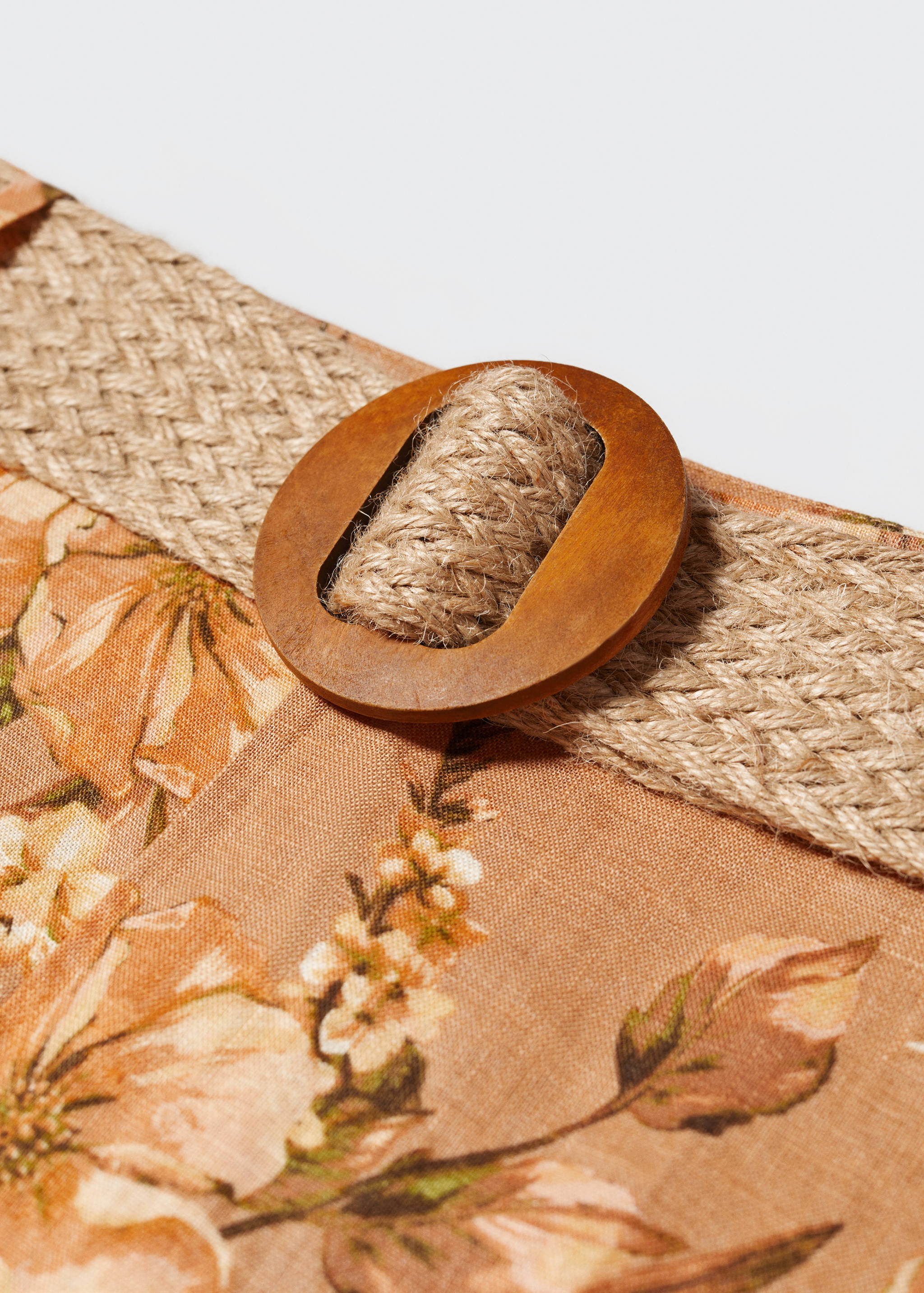 Floral linen trousers - Details of the article 8