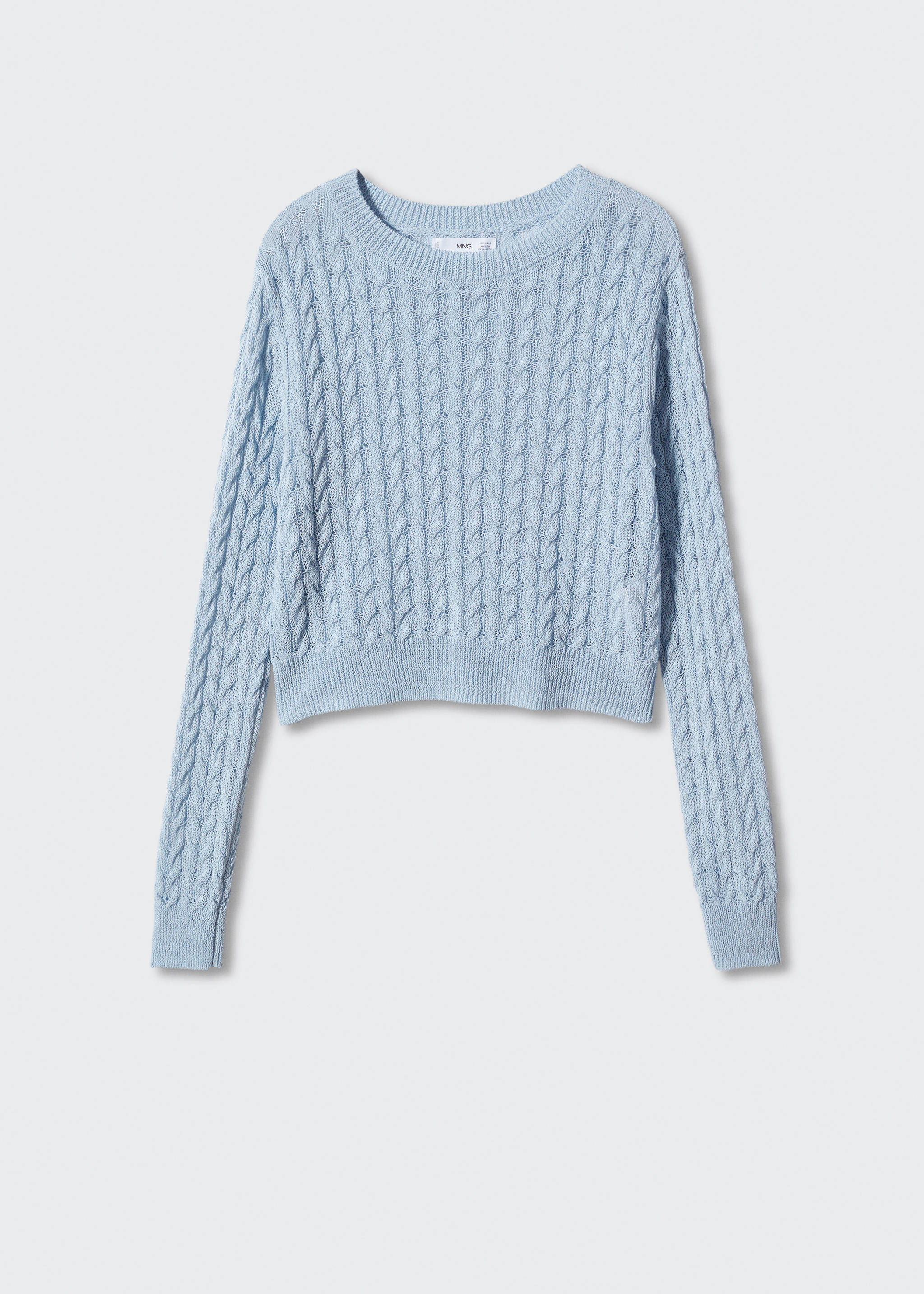 Pullover mit Zopfmuster - Artikel ohne Model