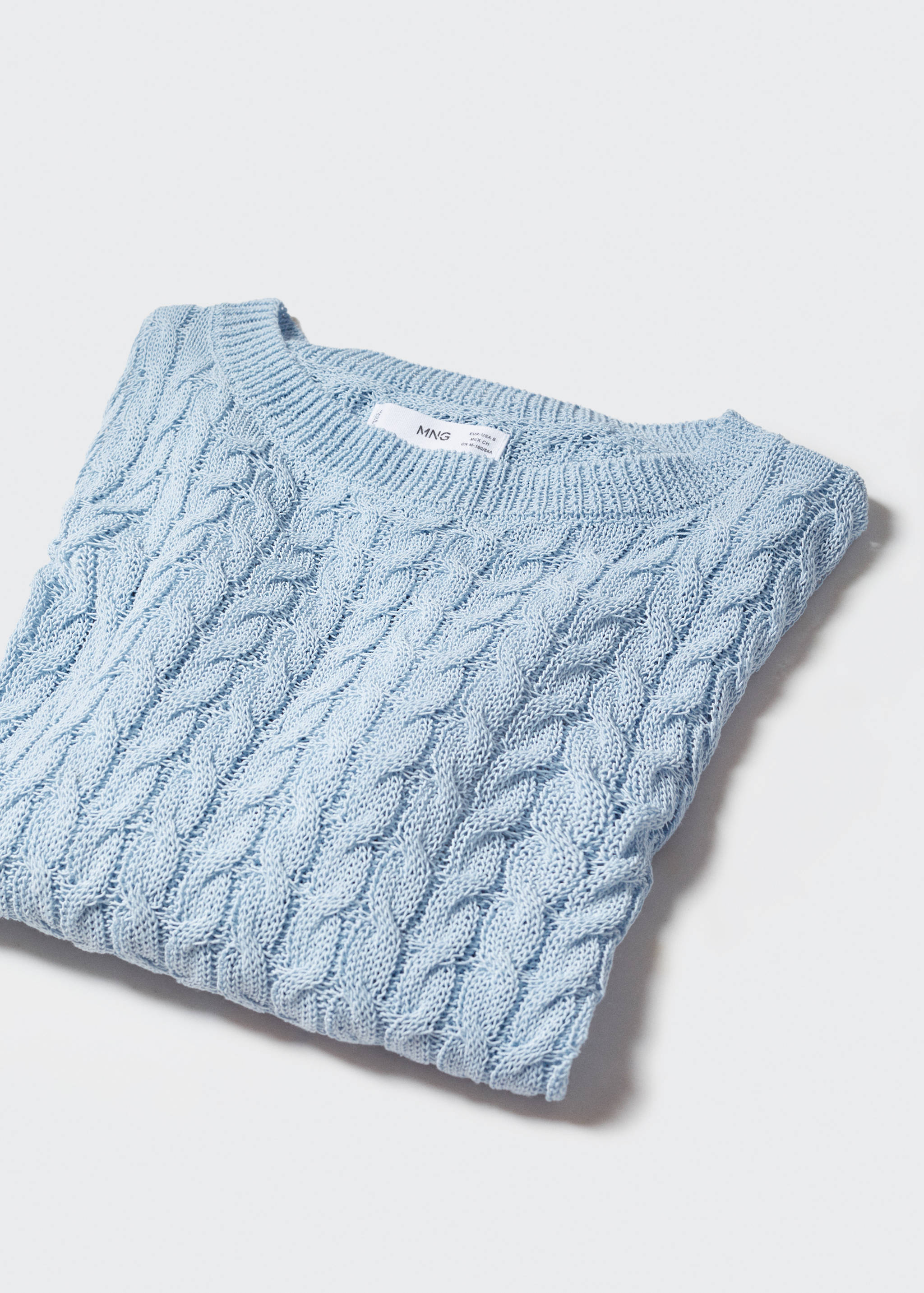 Pullover mit Zopfmuster - Detail des Artikels 8