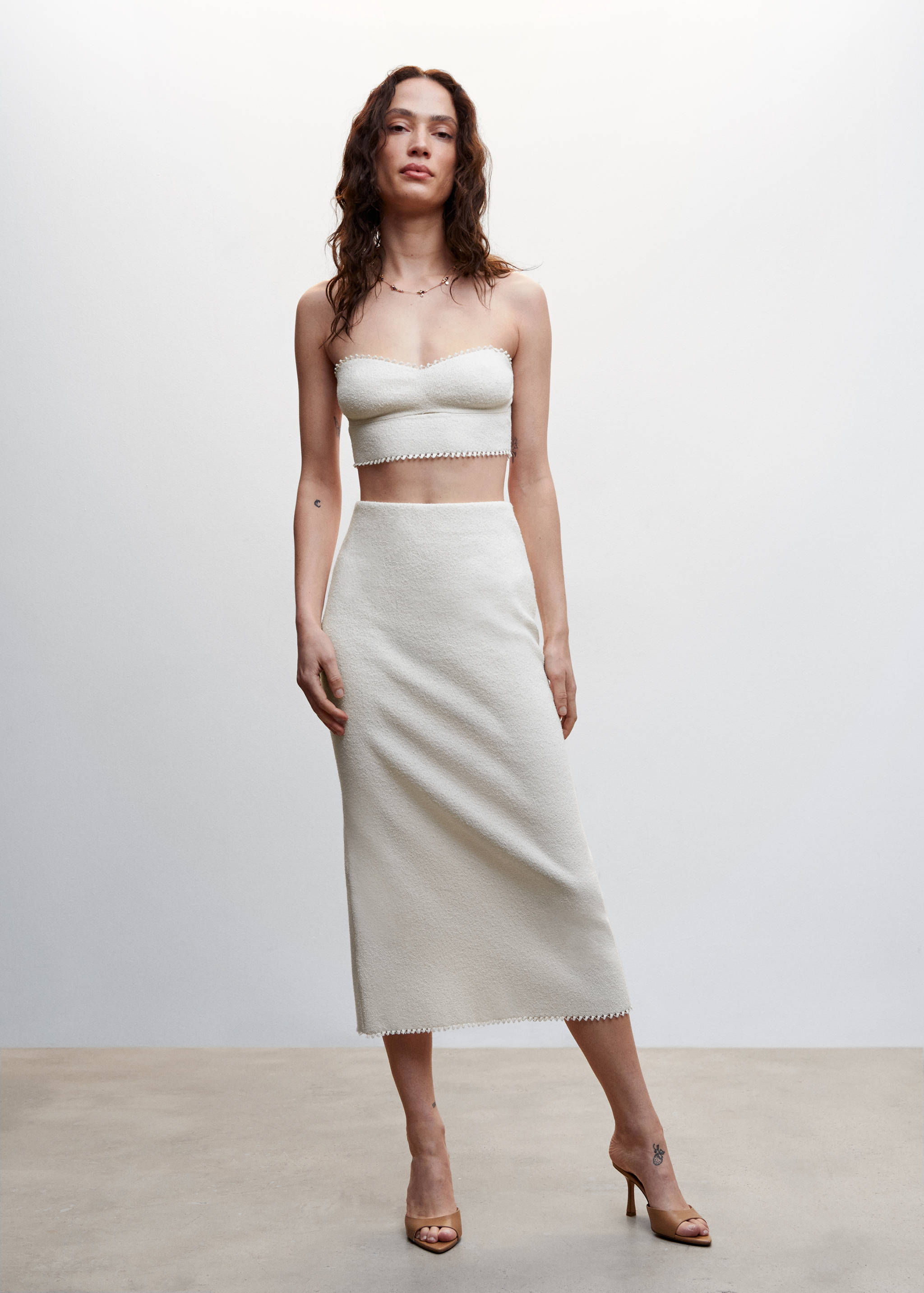 Jupe midi maille - Plan général