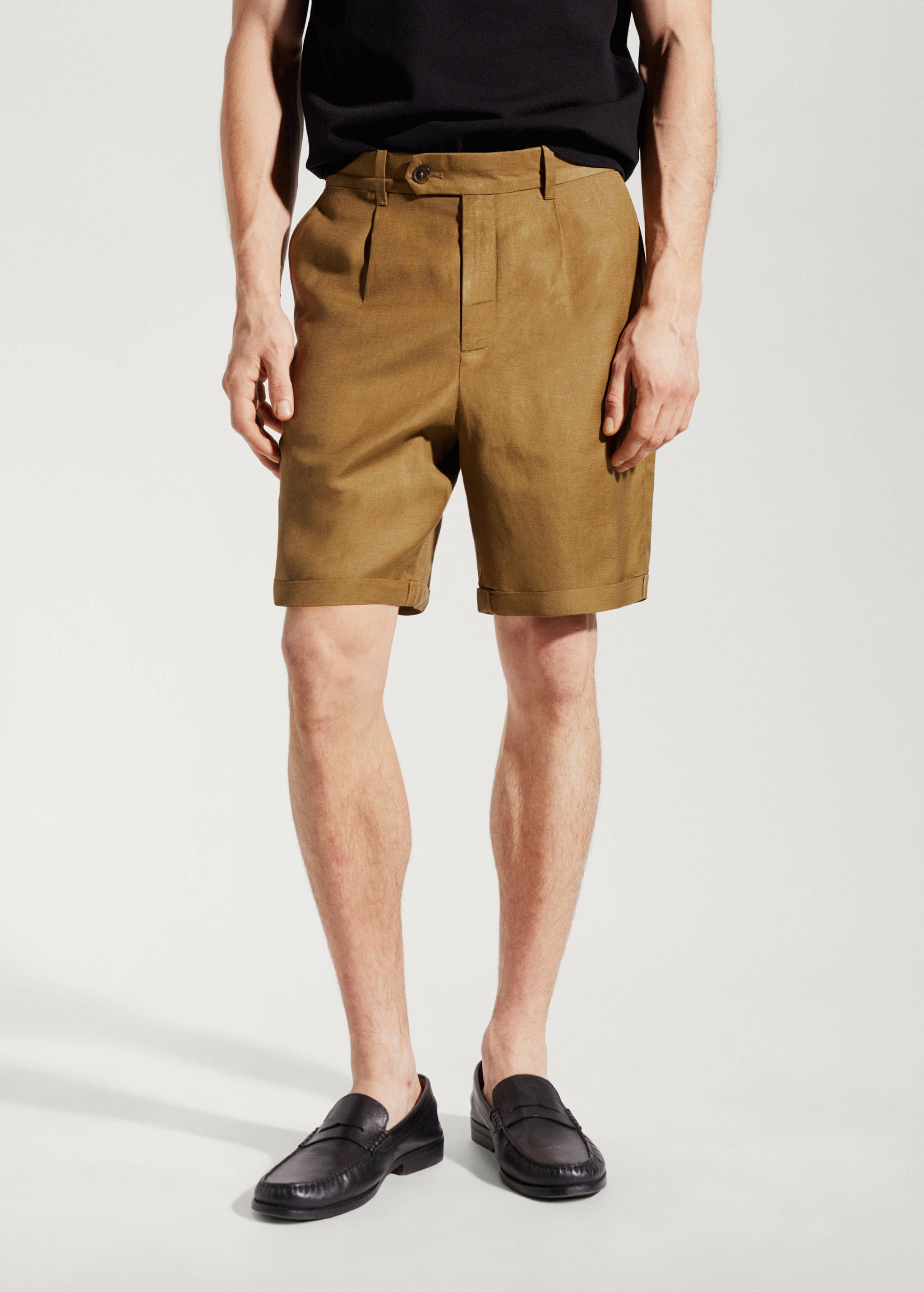Shorts bermudes barreja lli - Pla mig
