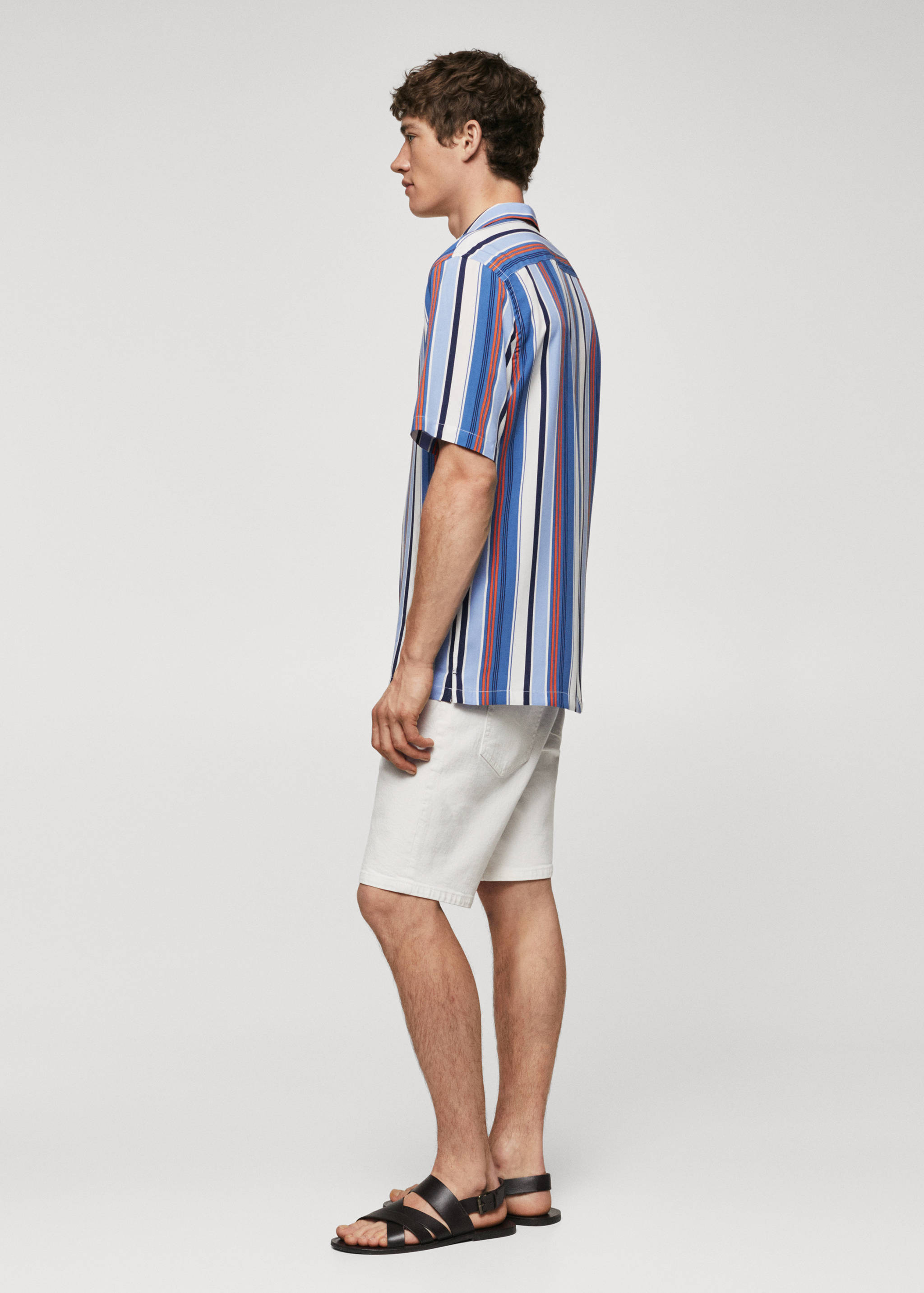 Košile bowling regular fit s proužky - Detail zboží 1