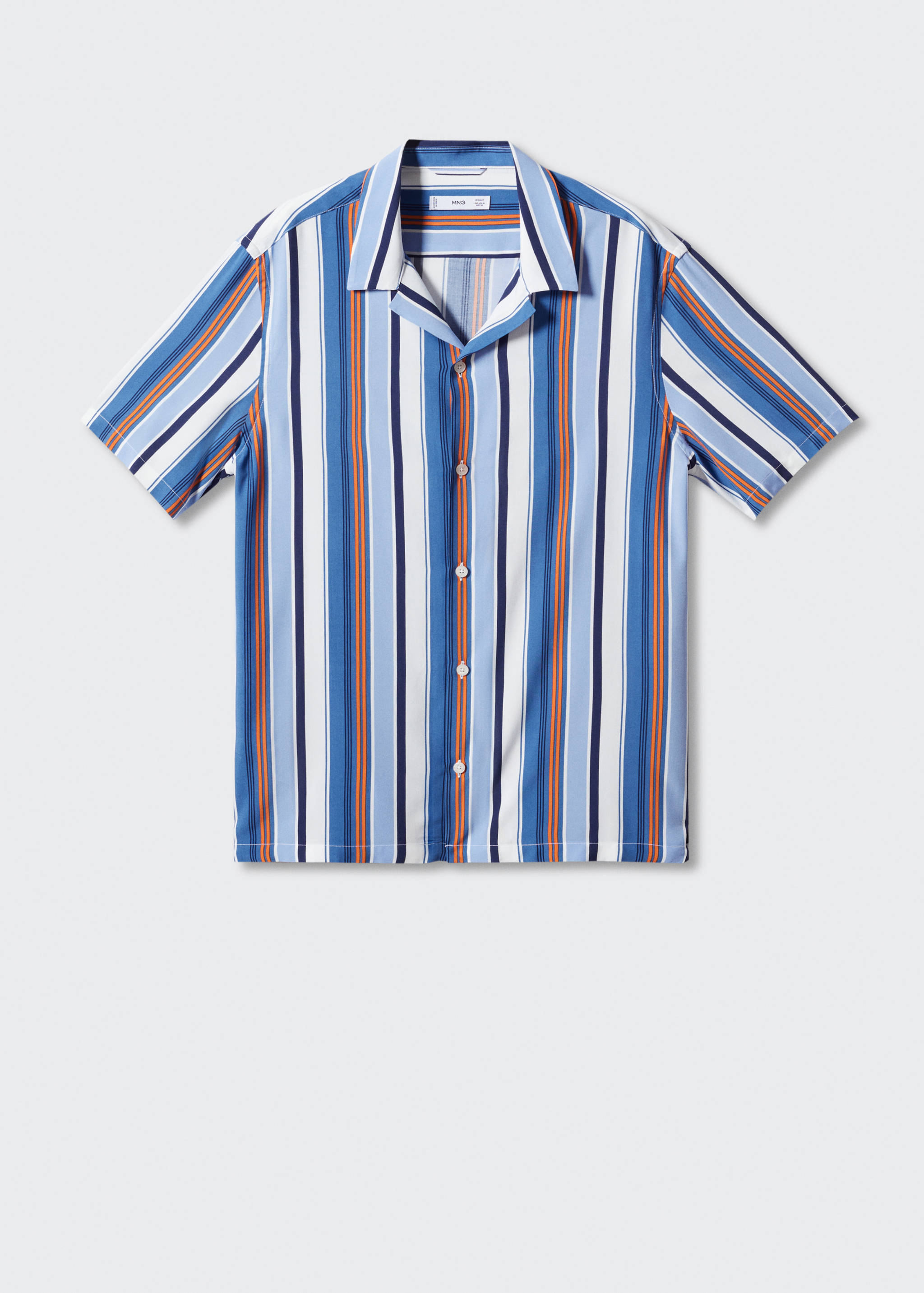 Košile bowling regular fit s proužky - Zboží bez modelu