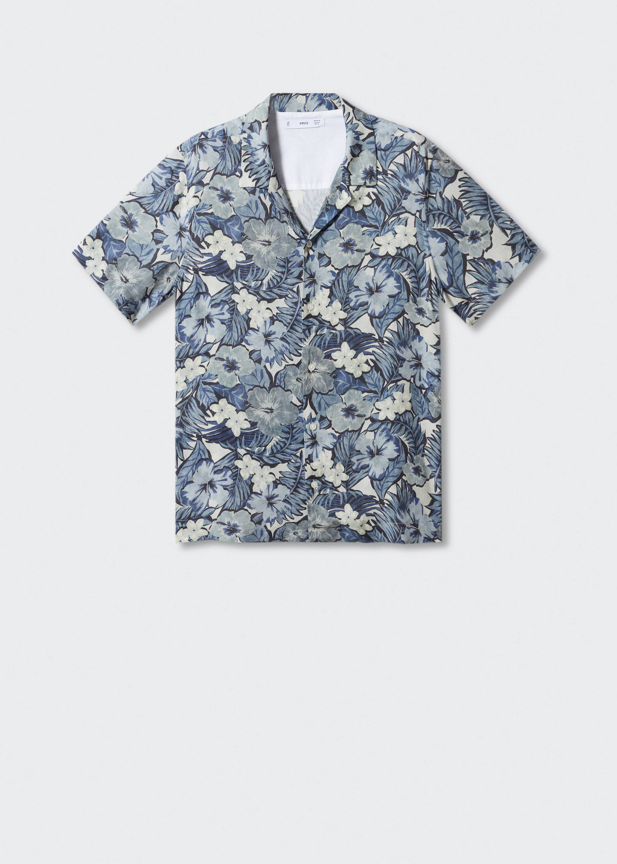 Regular-fit Hawaiian-print shirt - Article without model