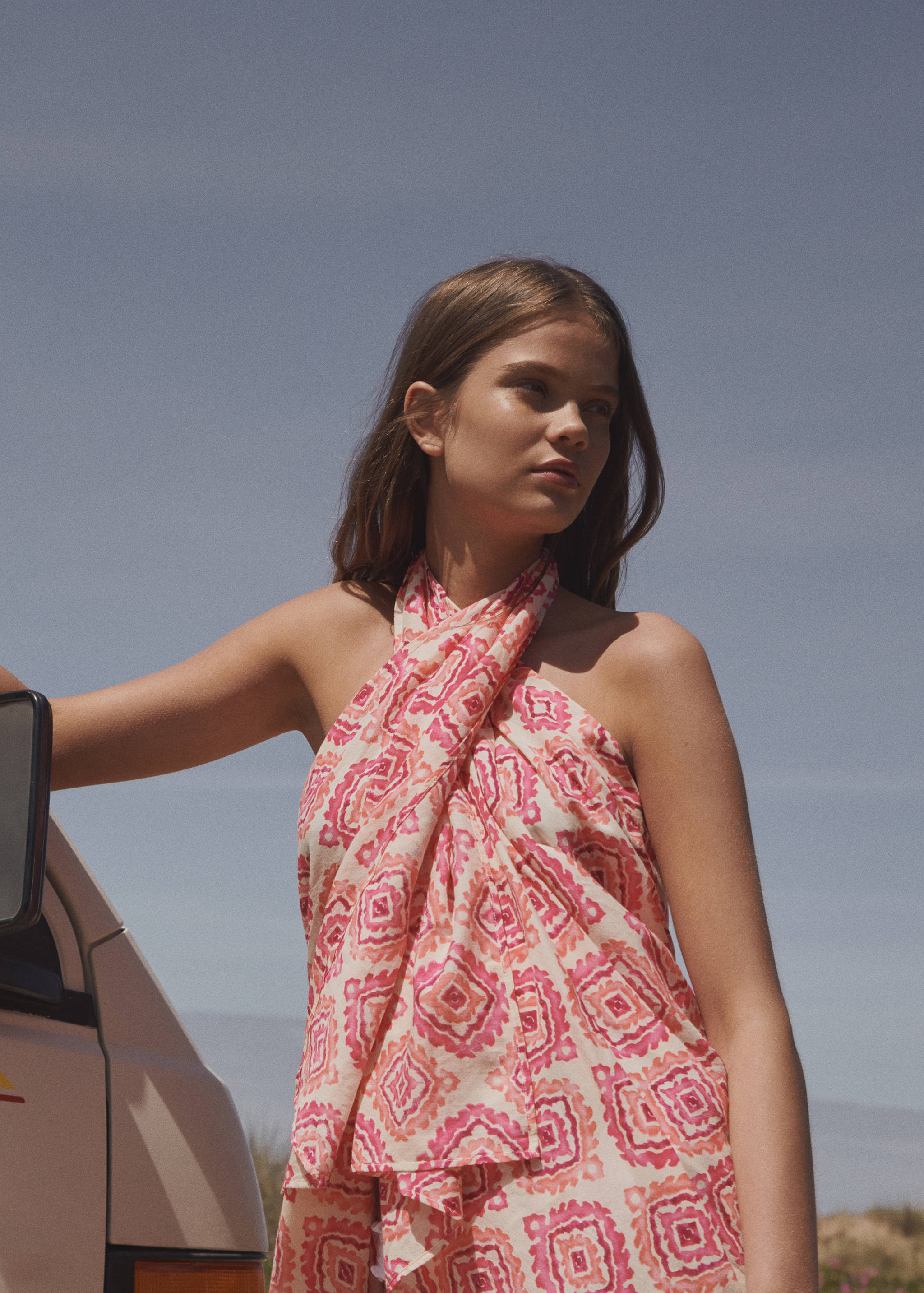 Bedruckter Schal - Allgemeine Ansicht