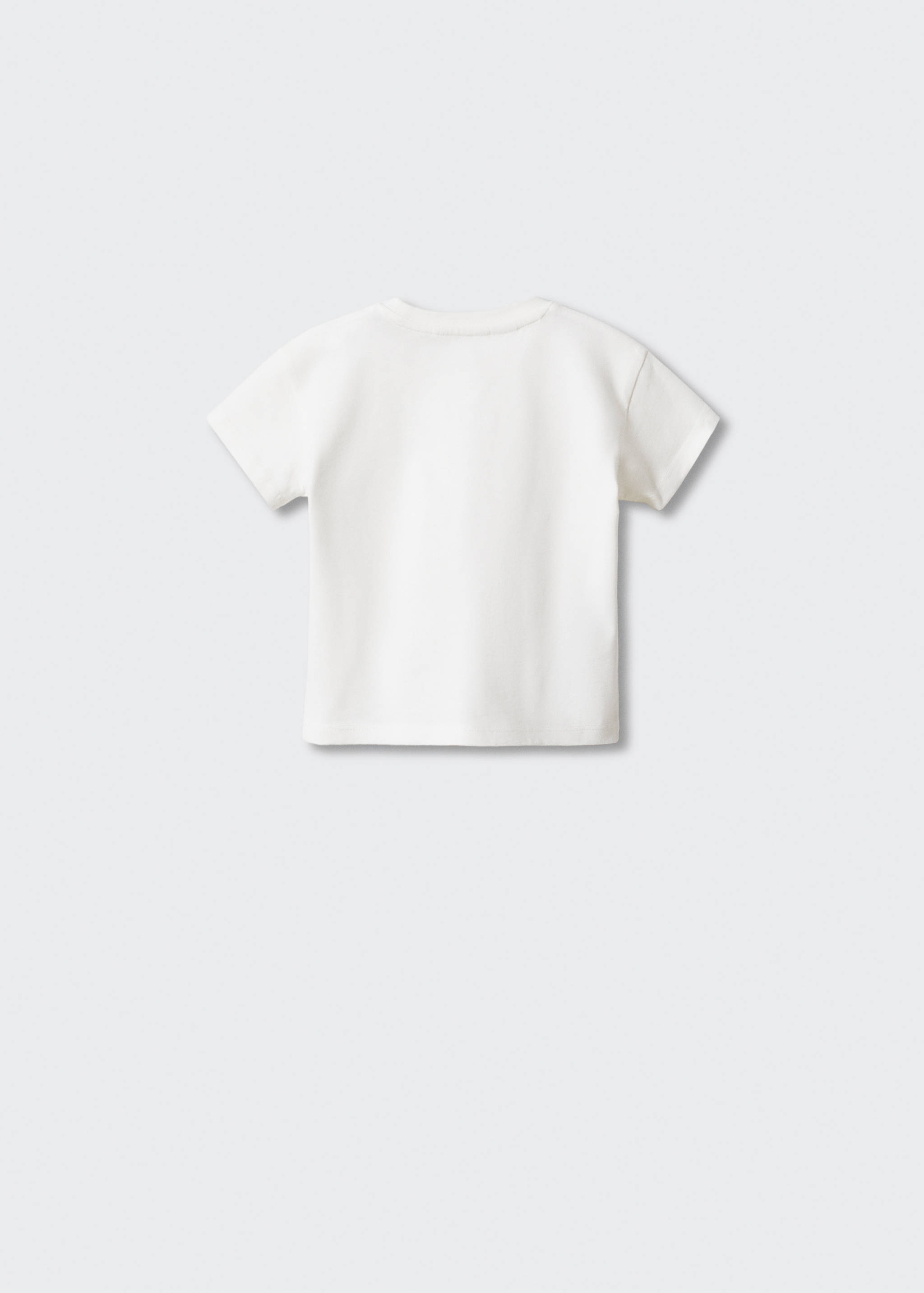 Printed cotton-blend T-shirt - Reverse of the article