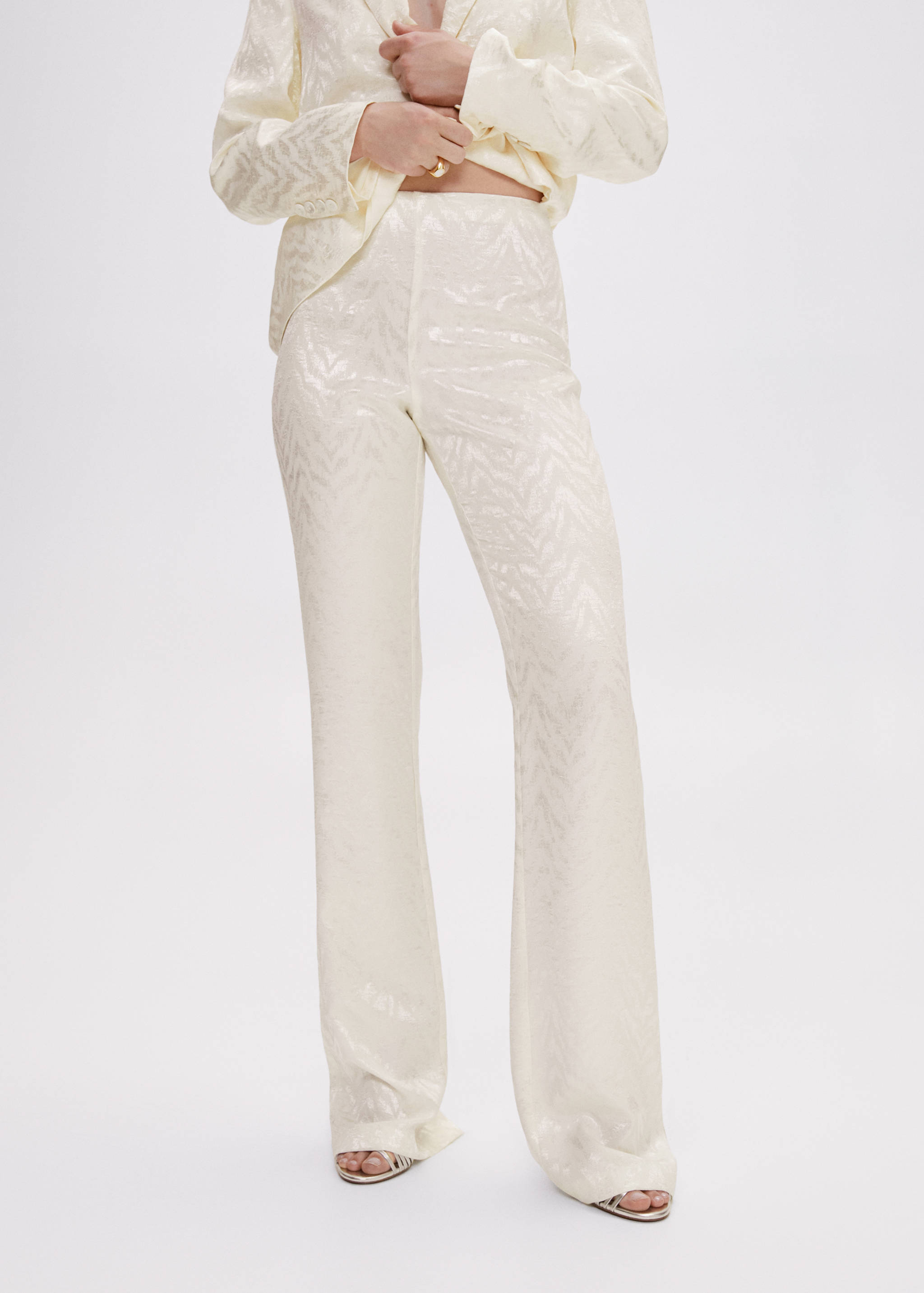 Jacquard-Anzughose - Mittlere Ansicht