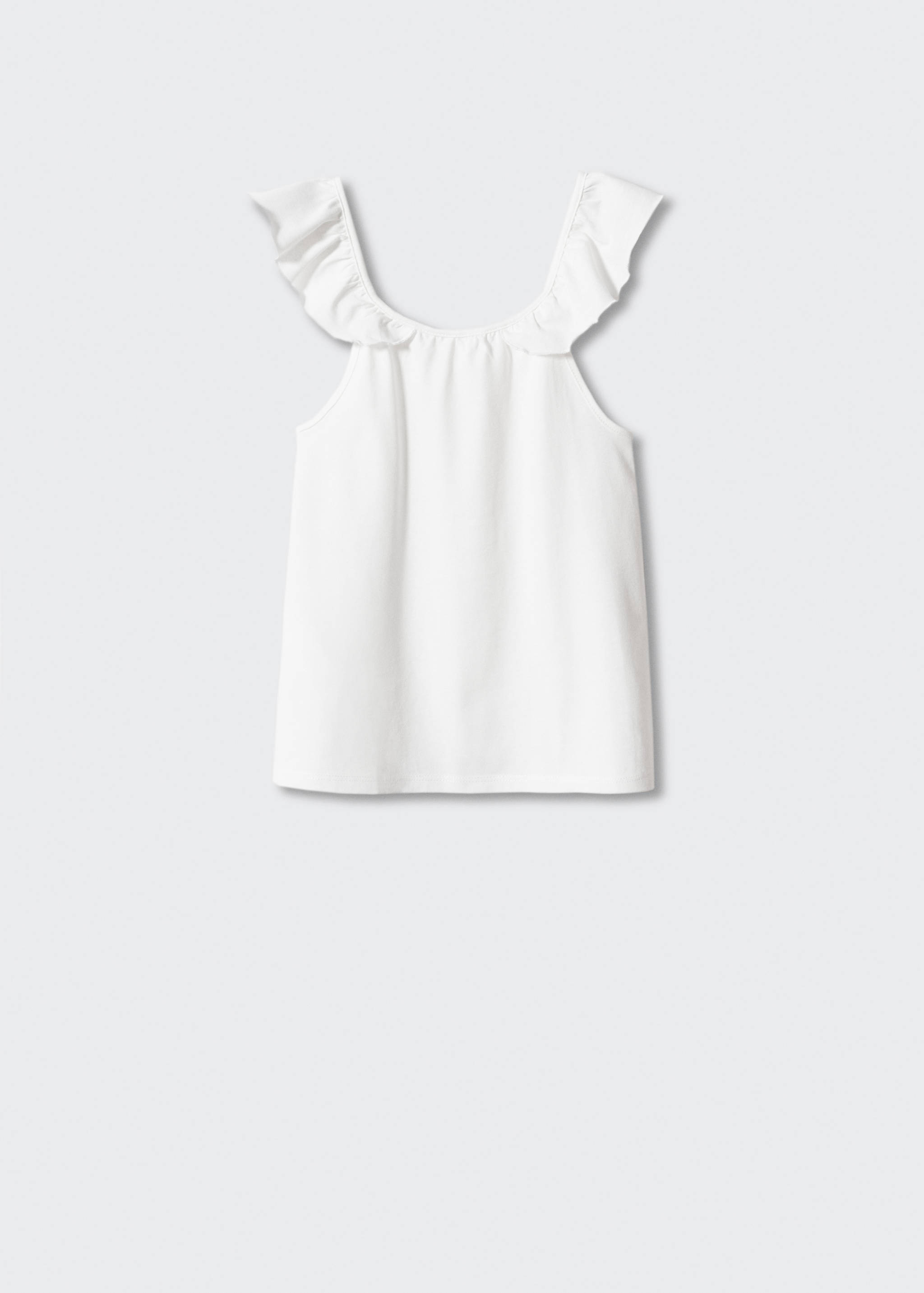 Ruffled strap t-shirt - Article without model