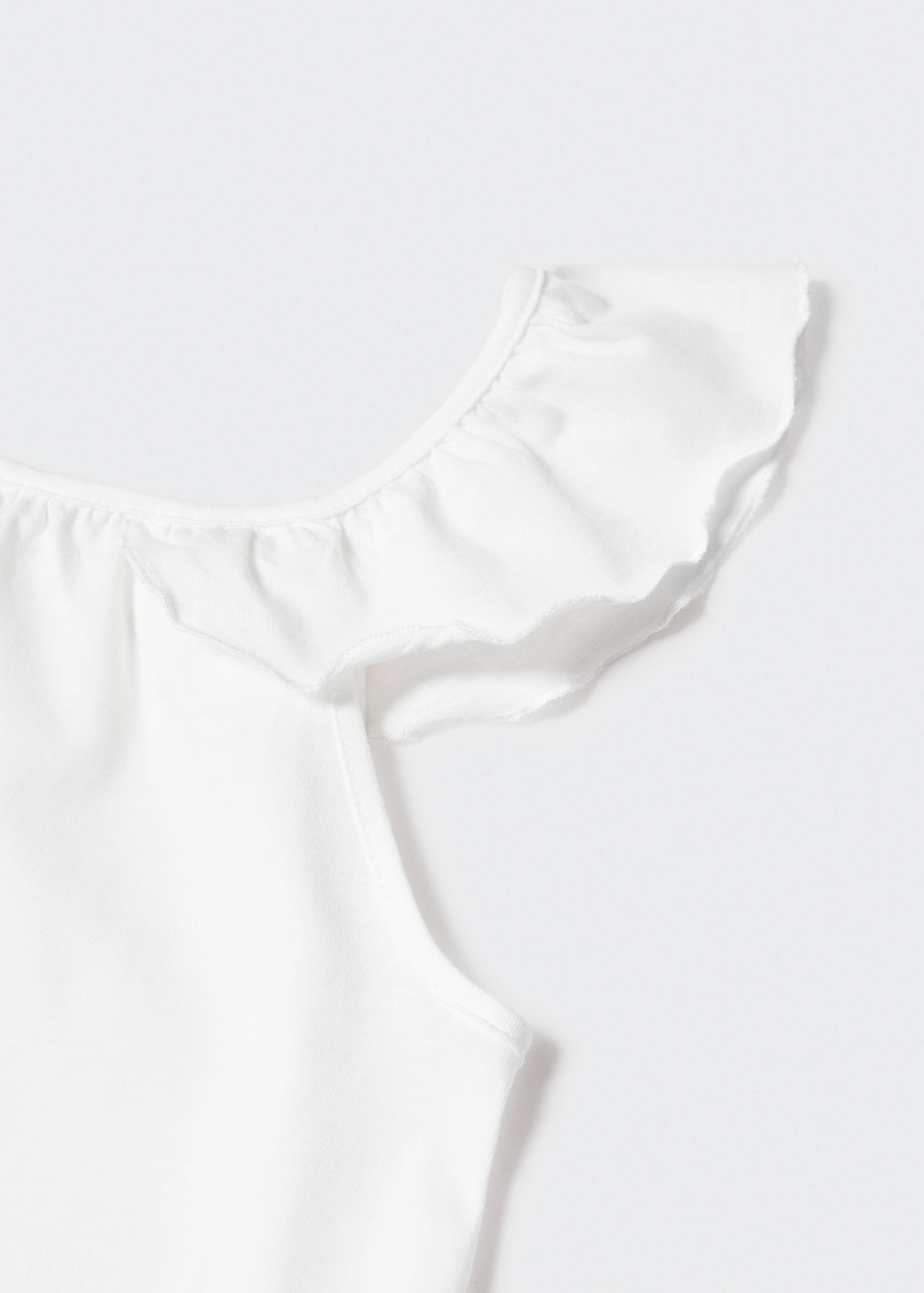 Ruffled strap t-shirt - Details of the article 8