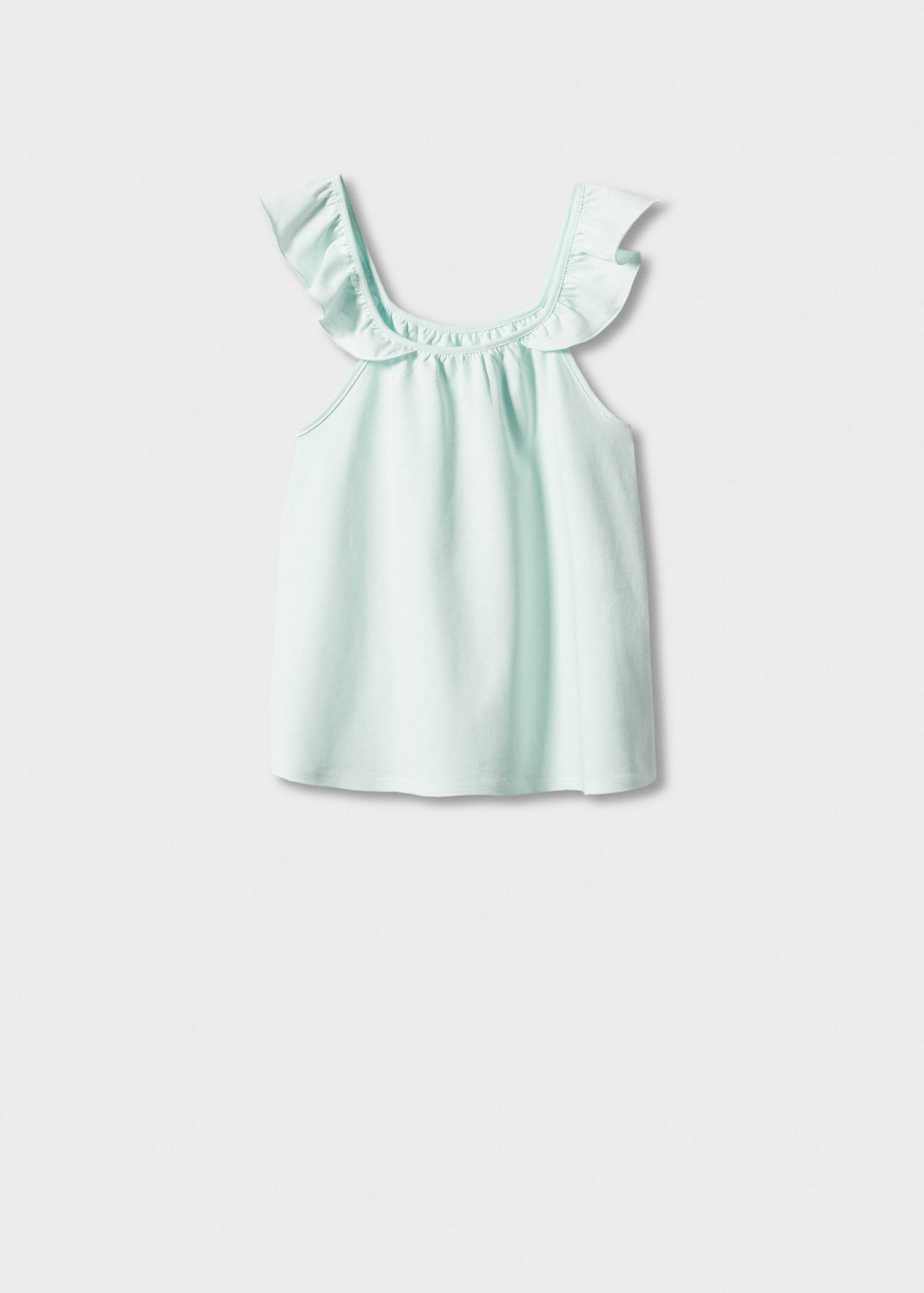 Ruffled strap t-shirt - Reverse of the article