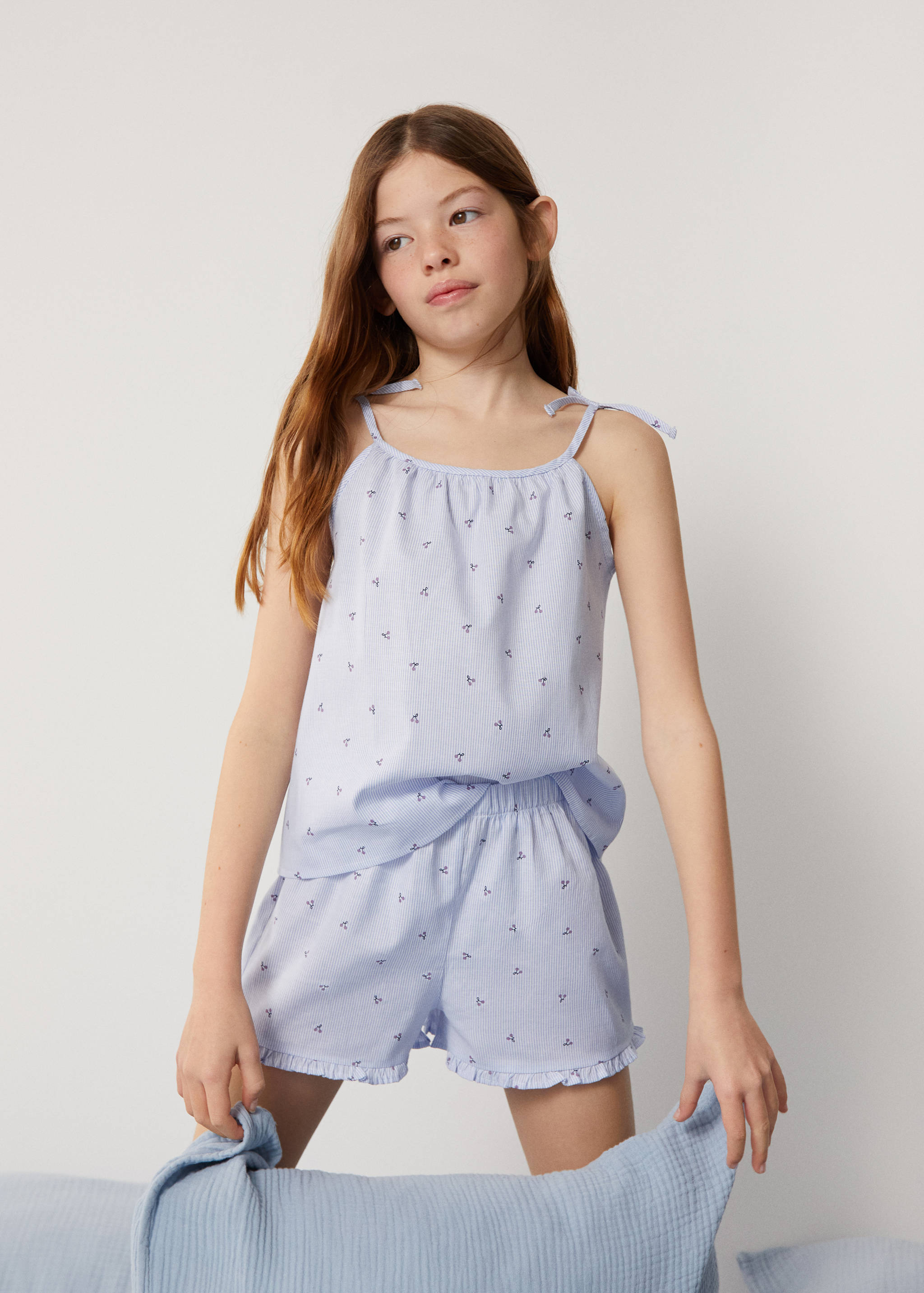 Bavlněné pyžamo s potiskem - Detail zboží 7