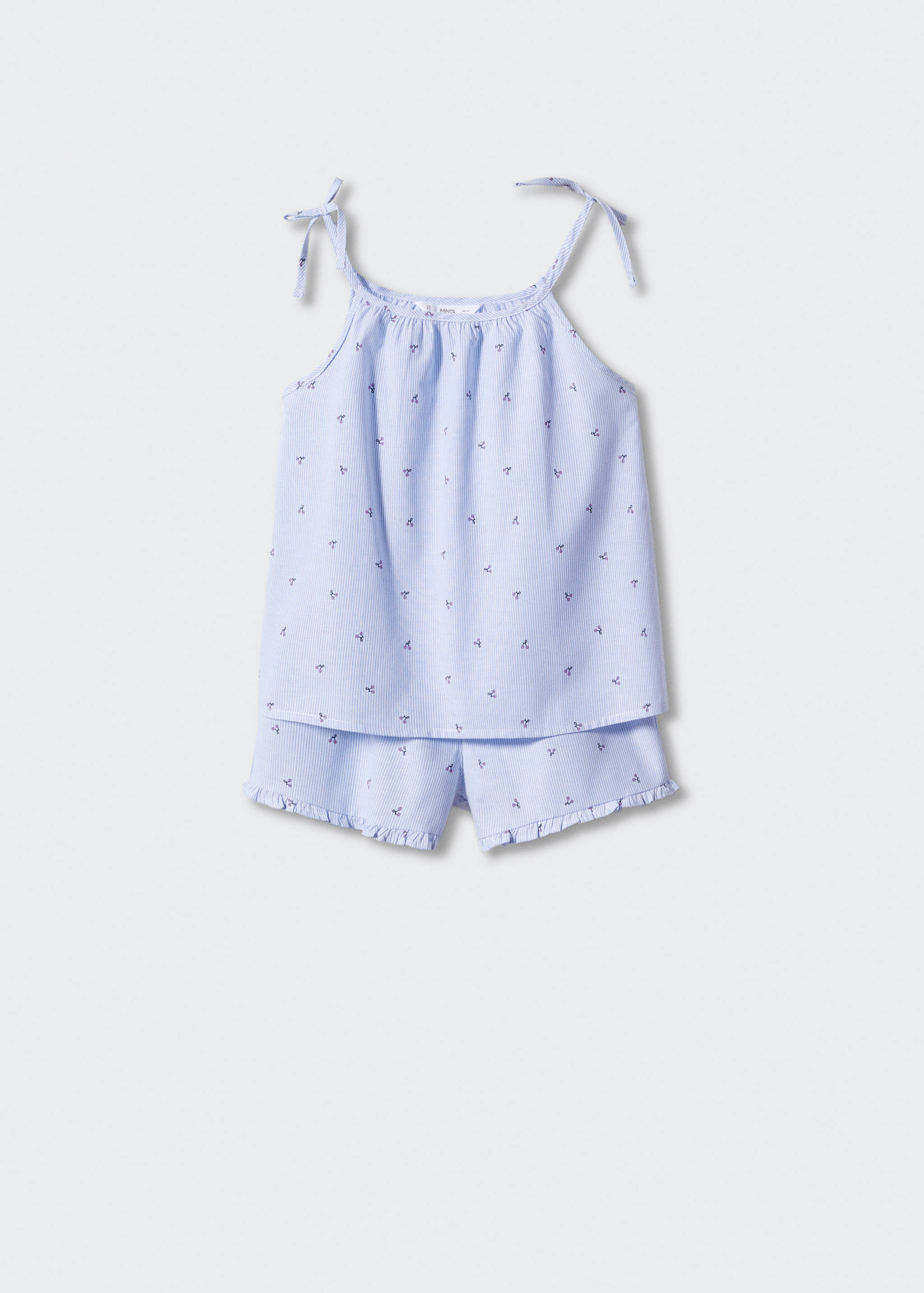 Bavlněné pyžamo s potiskem - Zboží bez modelu