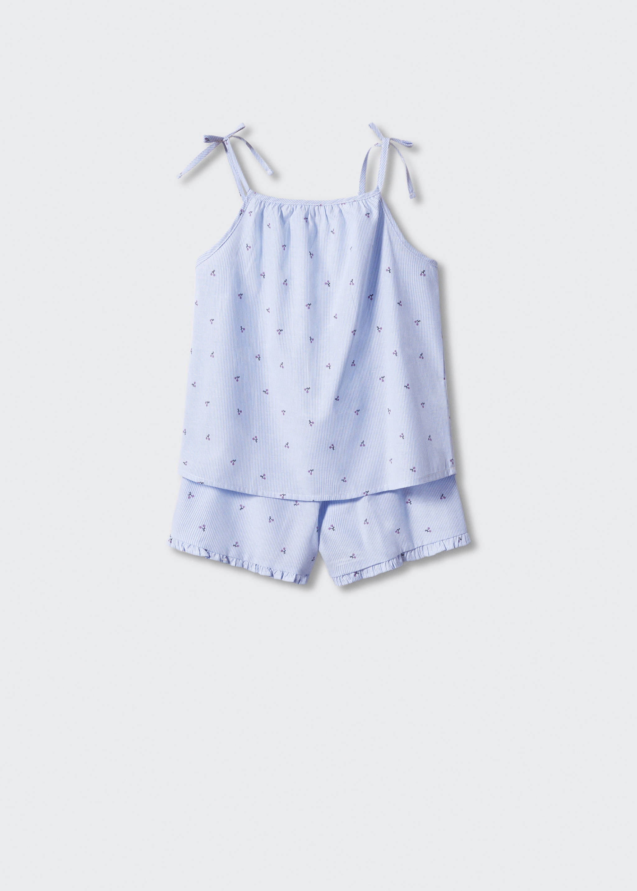 Bavlněné pyžamo s potiskem - Zadní strana zboží