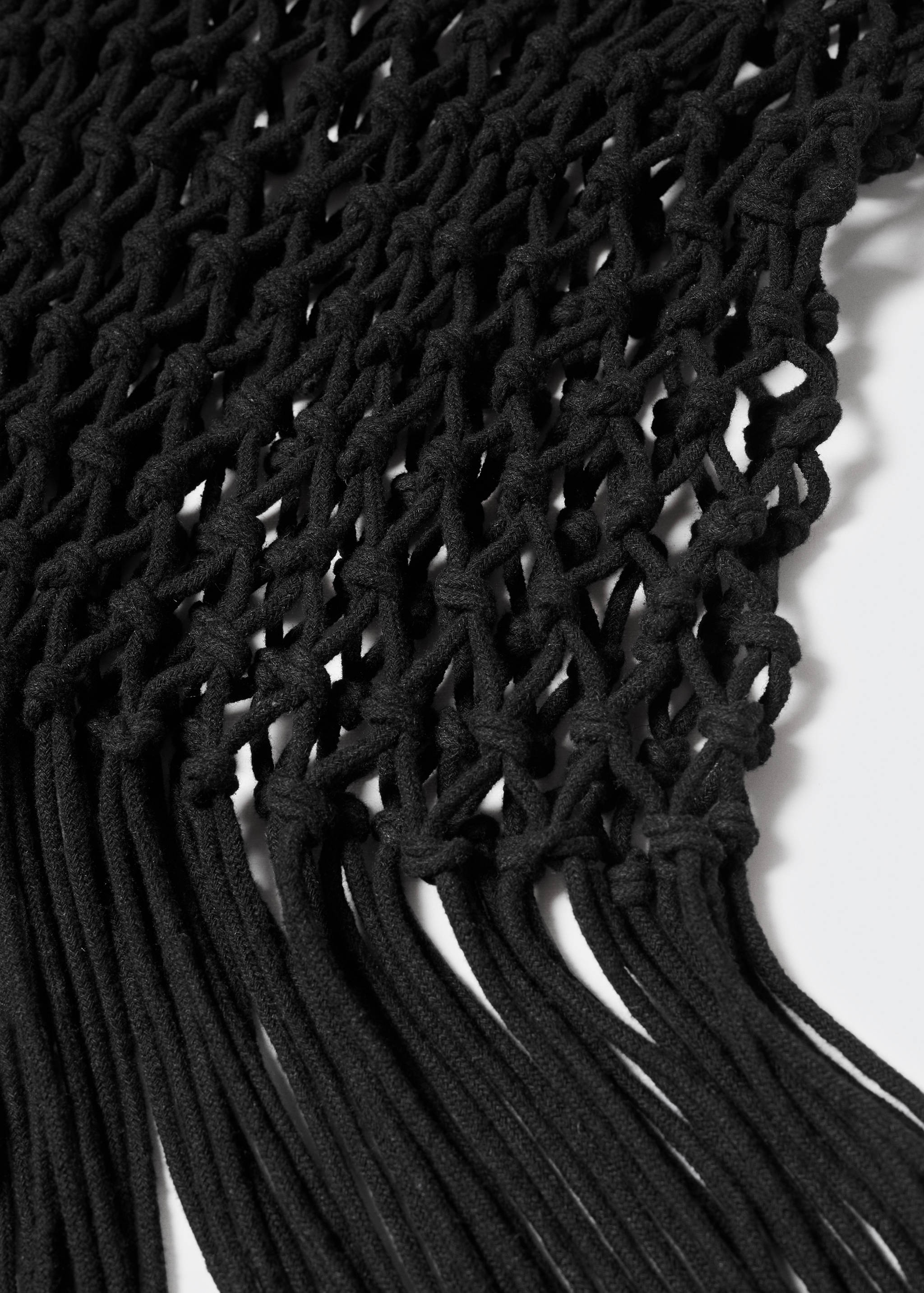 Mesh top with fringe detail - Details of the article 8