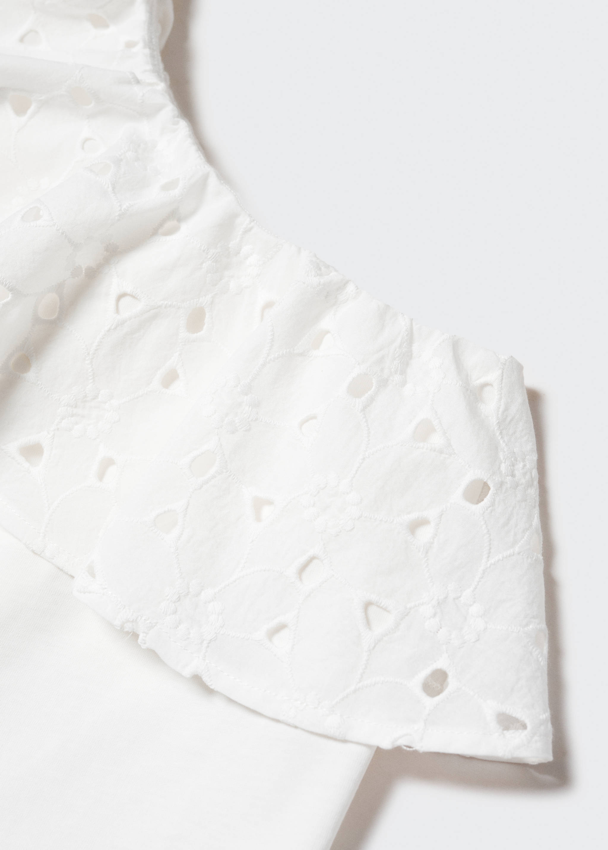 Top asimétrico volante bordado - Detalle del artículo 8