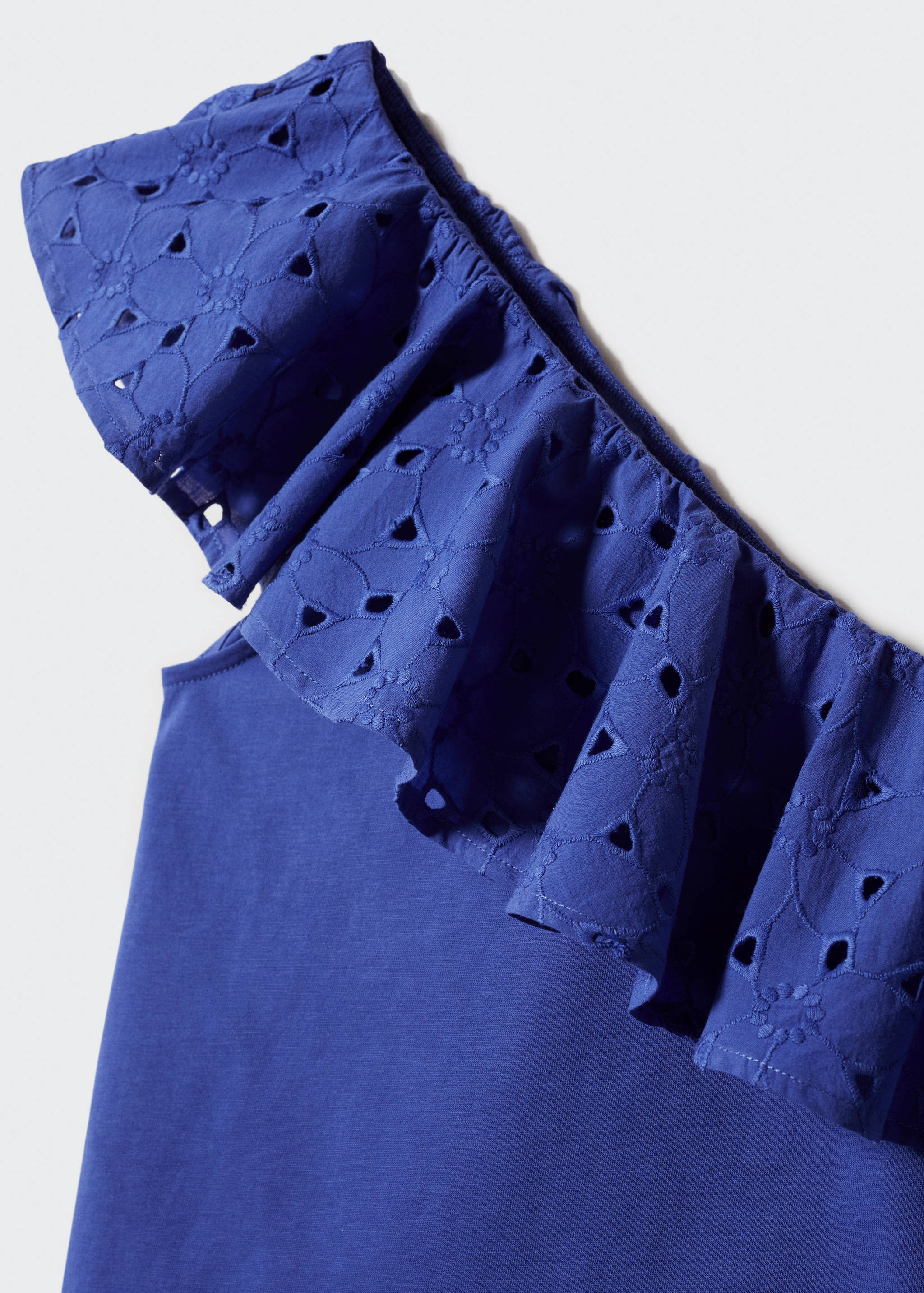 Top asimétrico volante bordado - Detalle del artículo 8