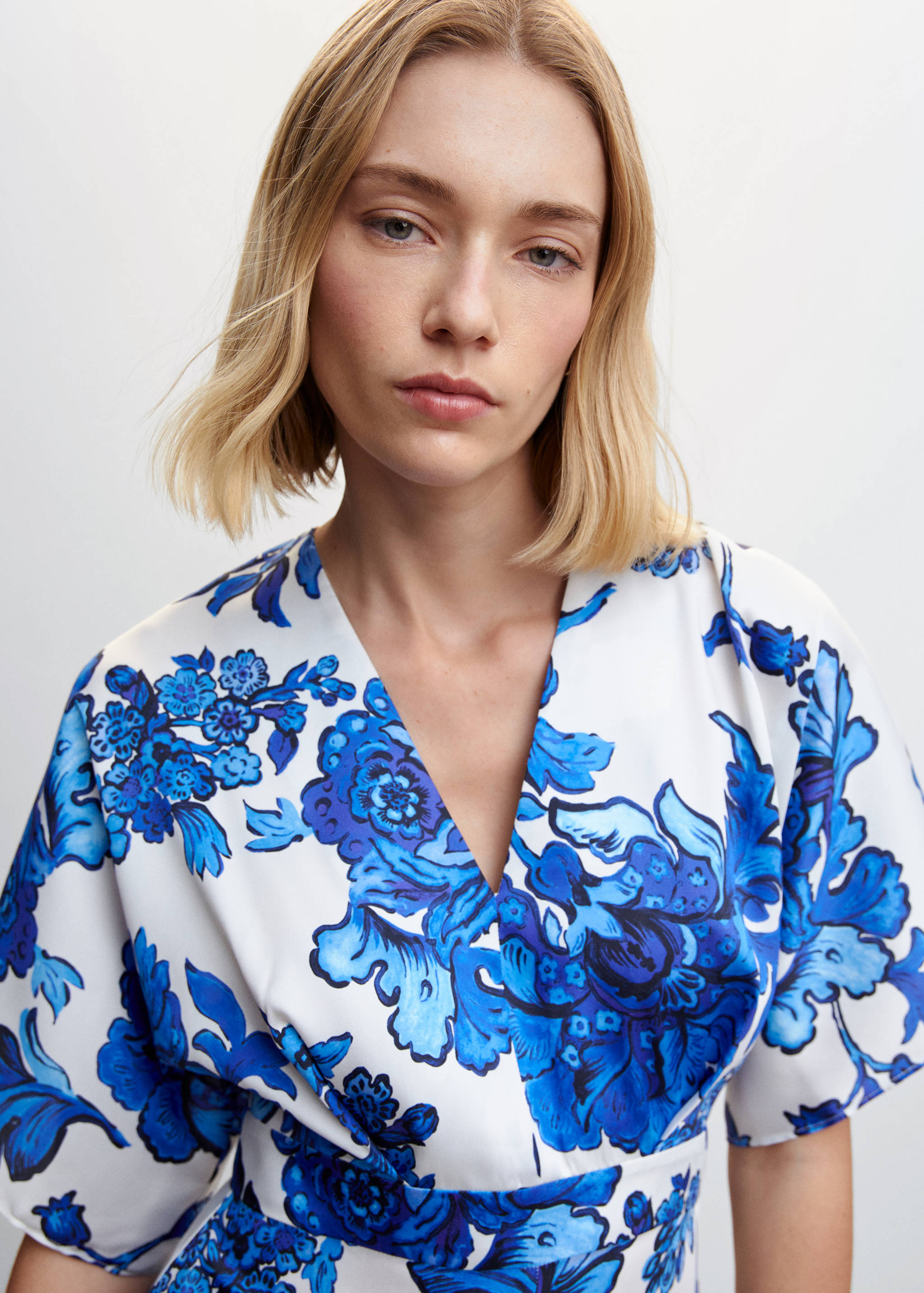 Floral cropped jumpsuit - Details of the article 1