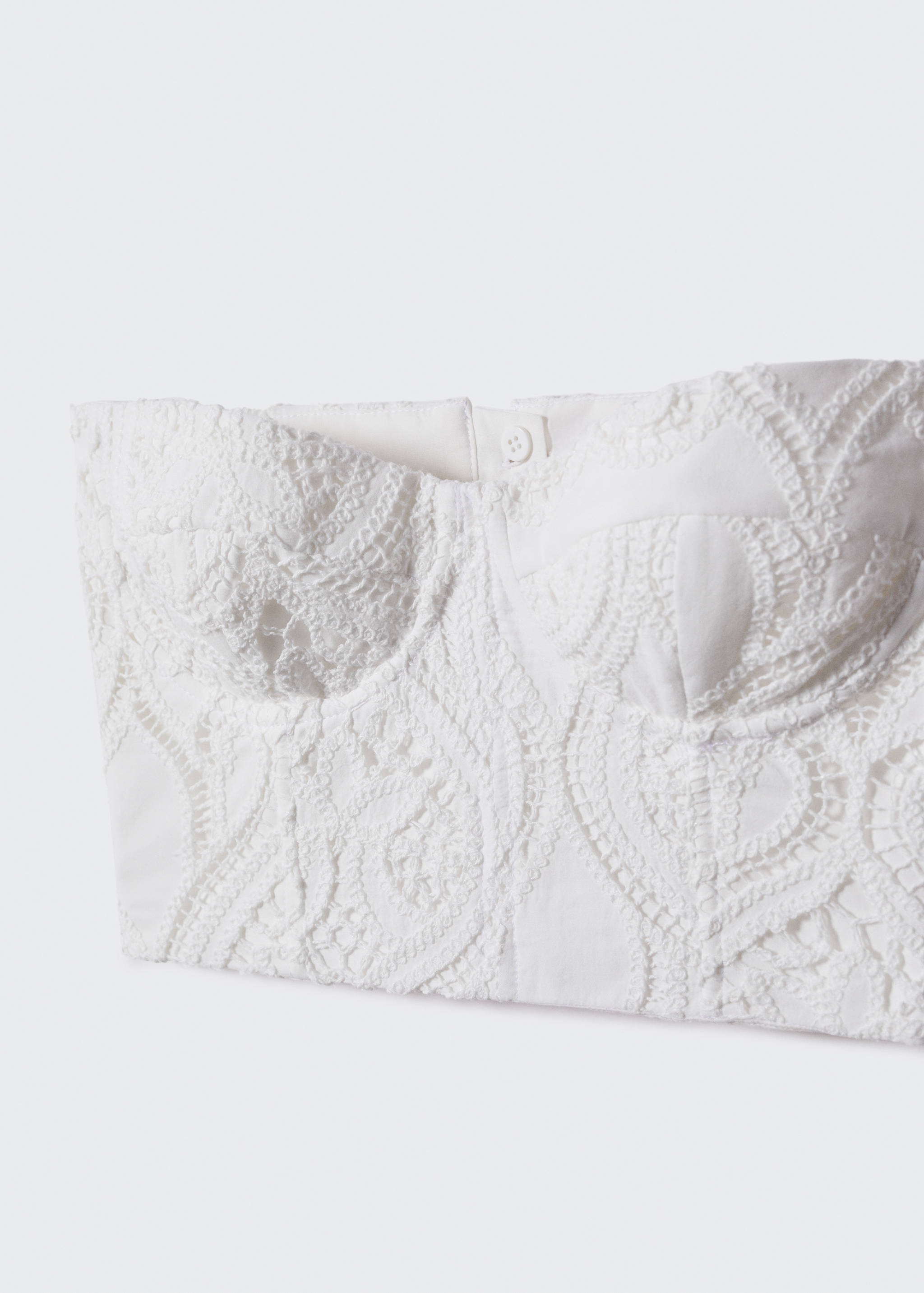 Embroidered corset top - Details of the article 8