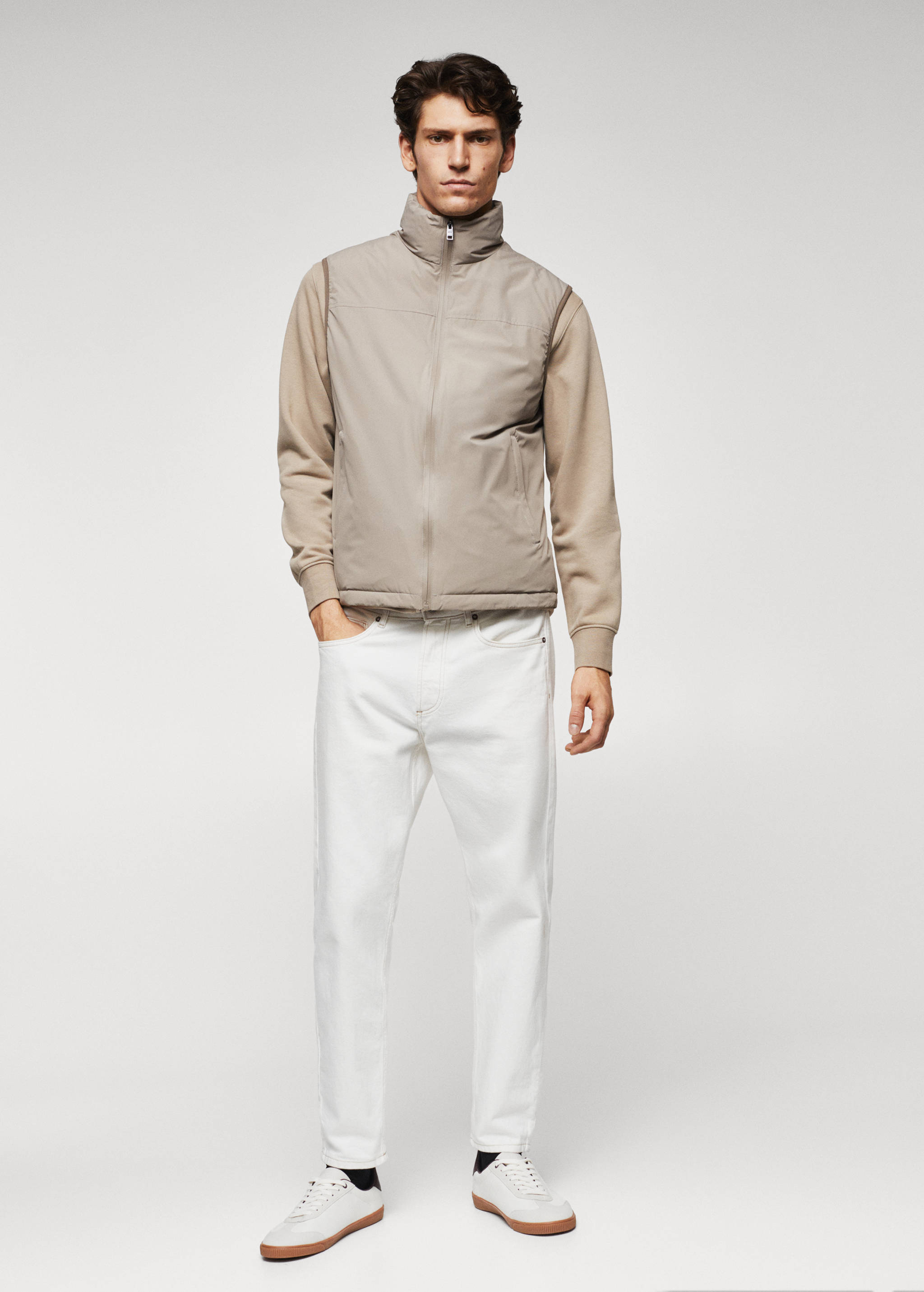 Gilet matelassé imperméable - Plan général