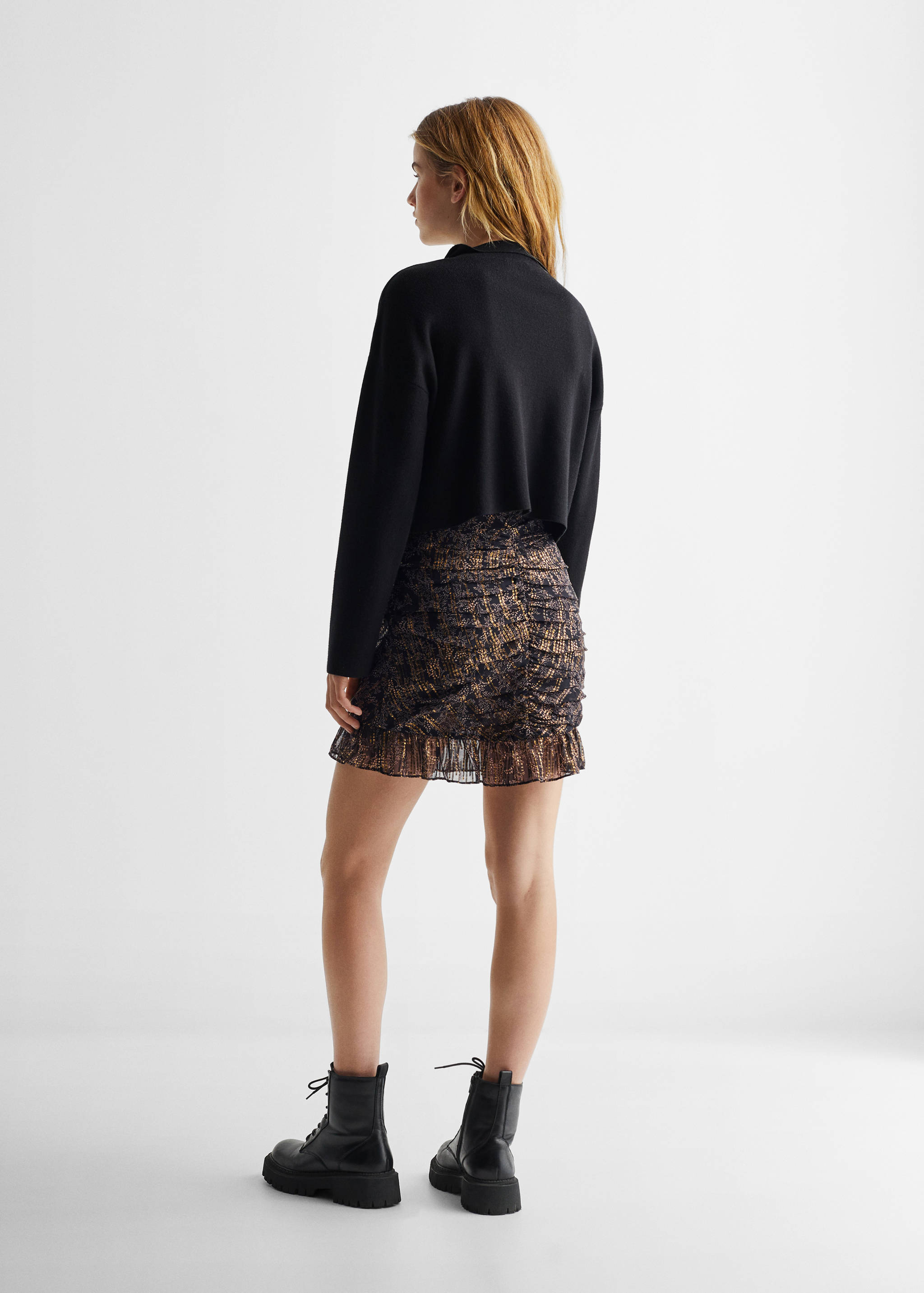 Jupe imprimée volant - Verso de l’article