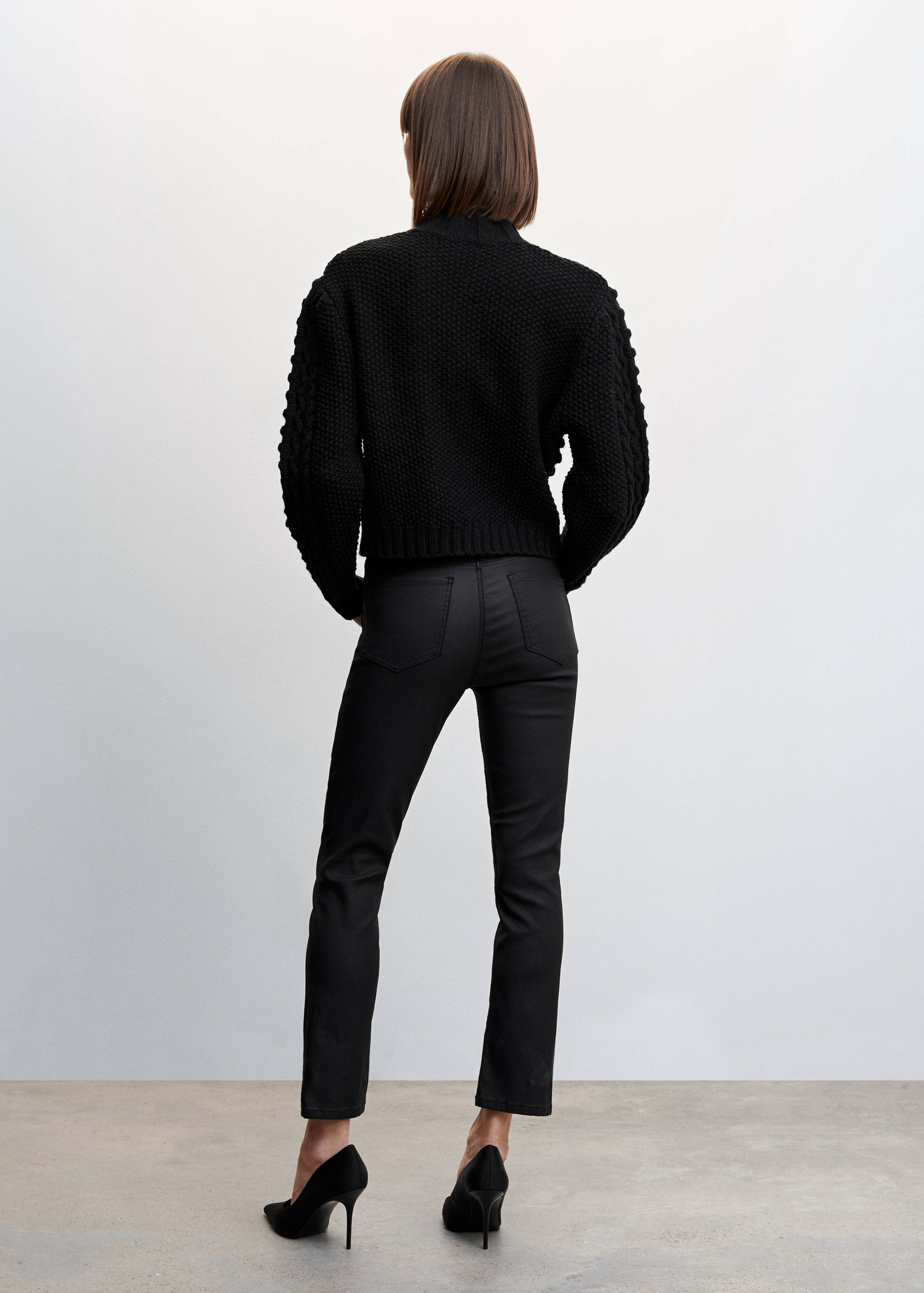 Gewachste Straight Fit-Hose - Rückseite des Artikels